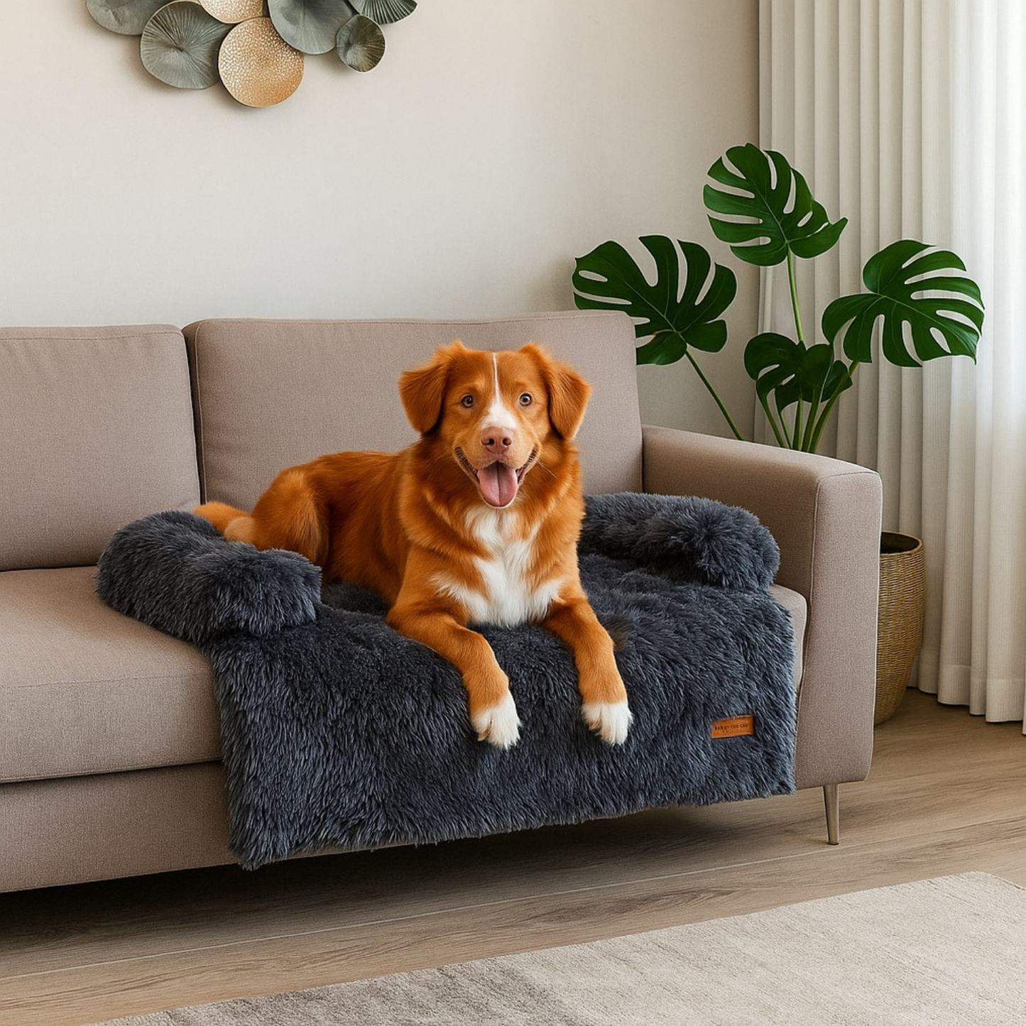 By Cee Cee Fluffy Hondendeken Bank