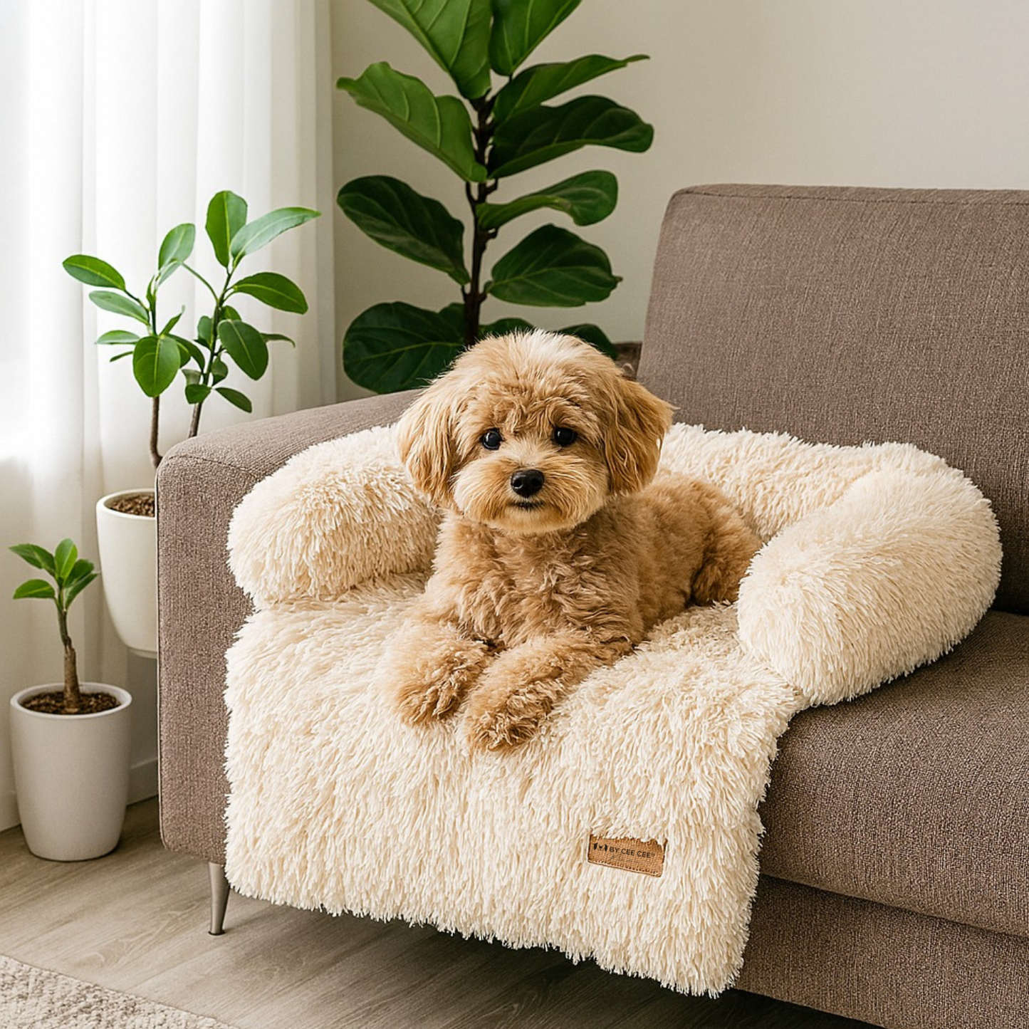 By Cee Cee Fluffy Hondendeken Bank