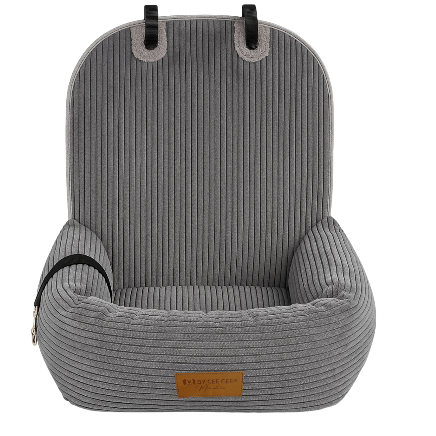 Autostoel Ribstof Grijs - MAAT S