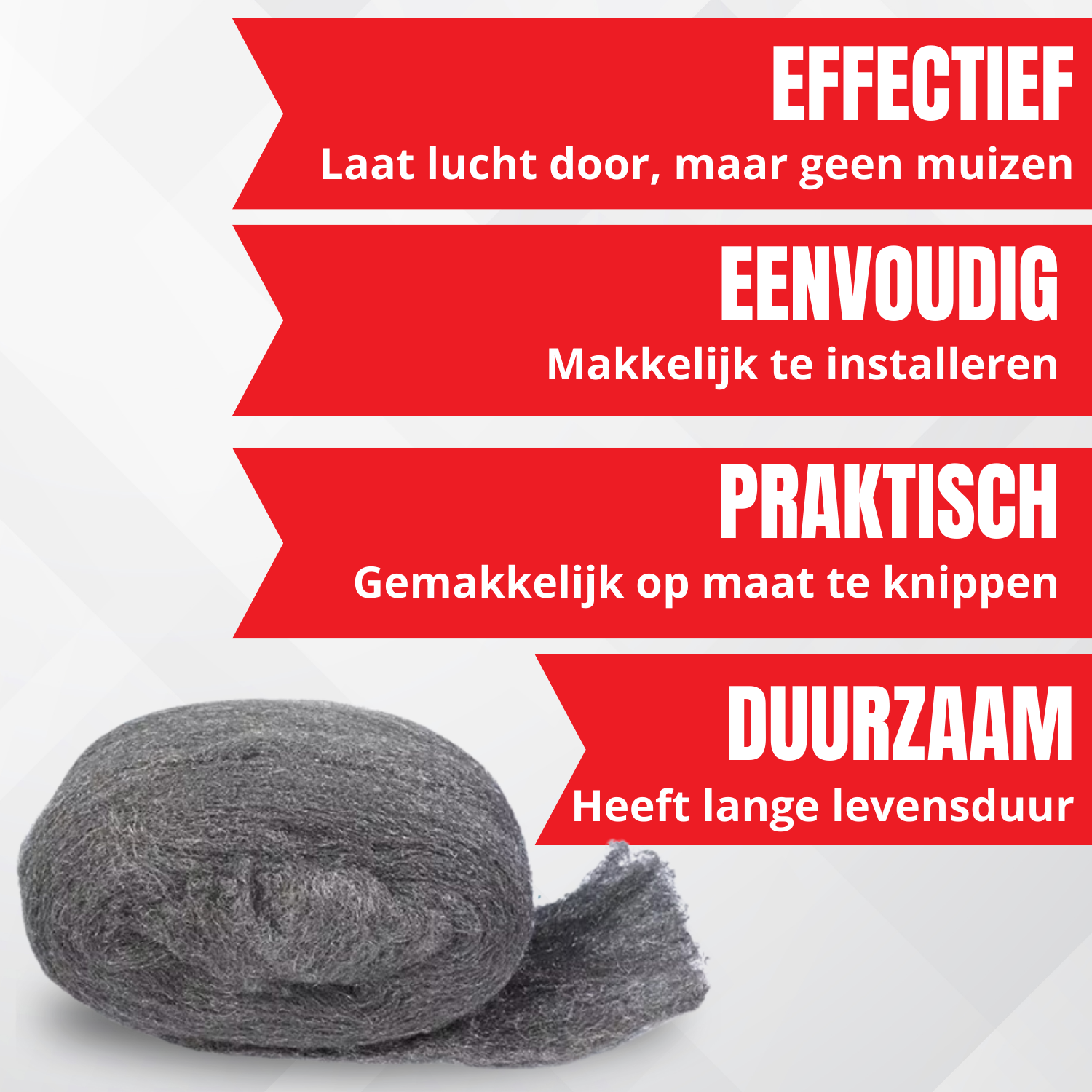 Photo of Coopley - Muizen Staalwol - Premium Staalwol Om Muizen en Ratten Tegen Te houden - 3 x 70 Gram