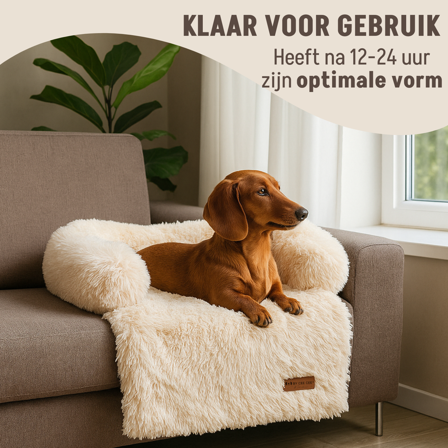 By Cee Cee Fluffy Hondendeken Bank