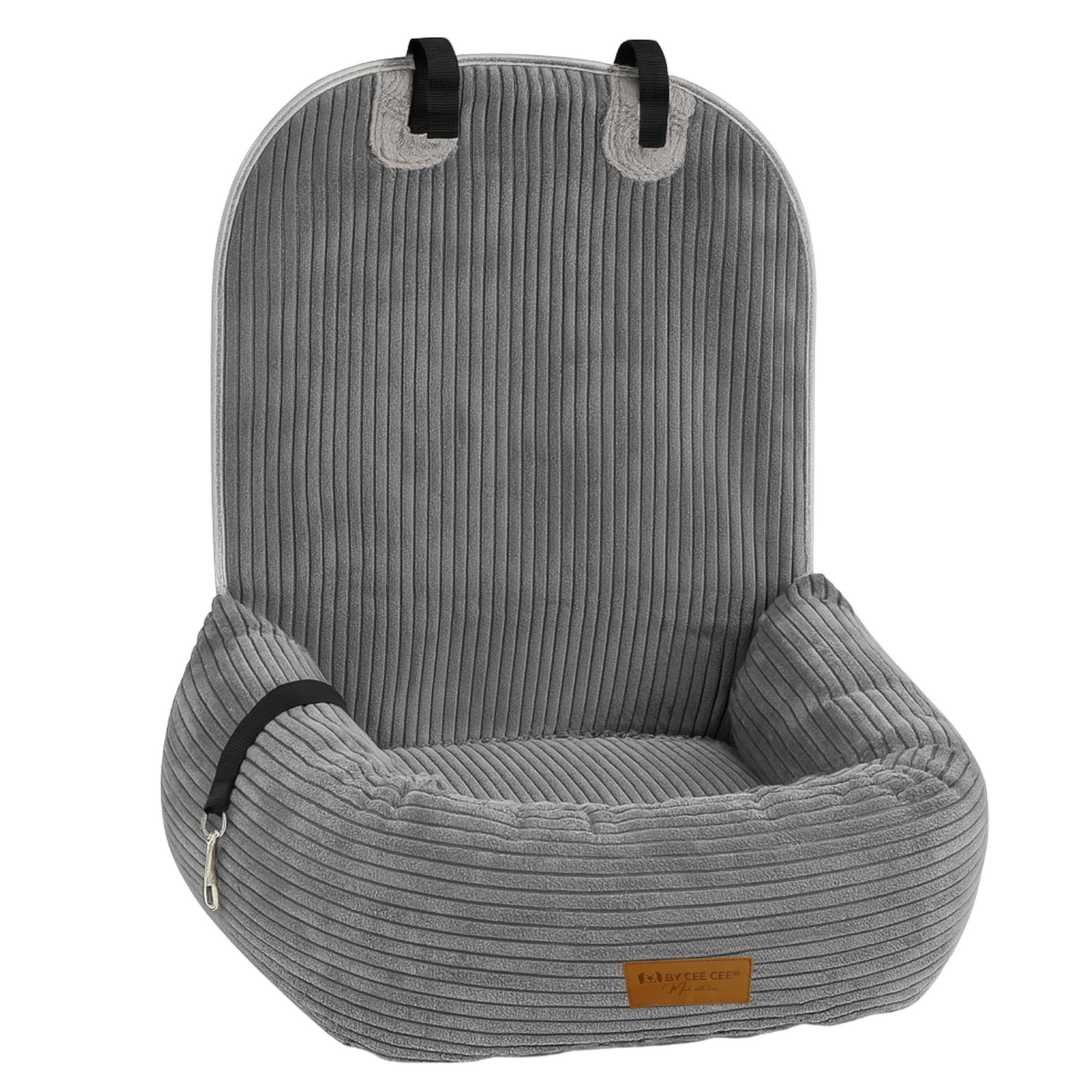 Autostoel Ribstof Grijs - MAAT S