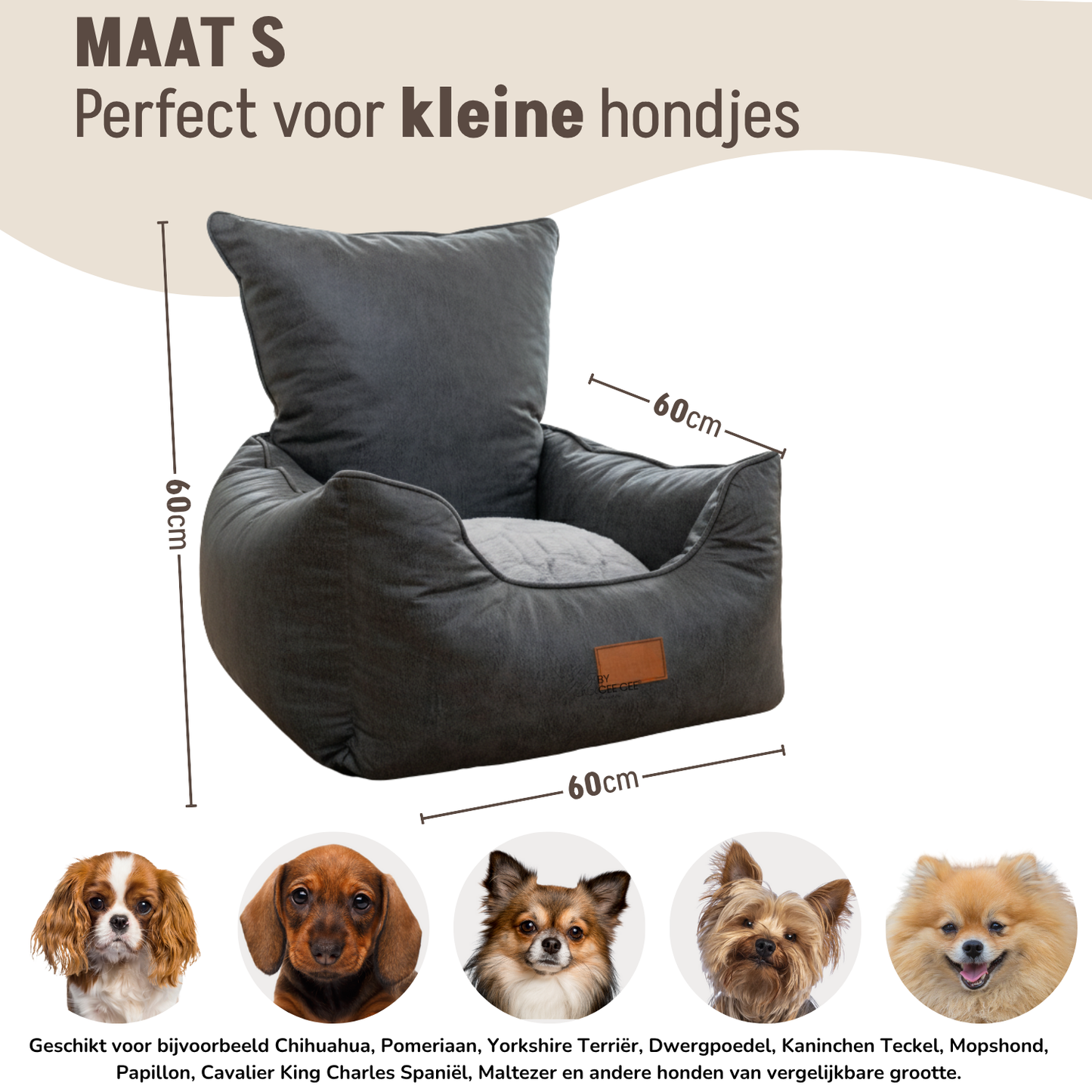 Luxe Autostoel Antraciet Sample