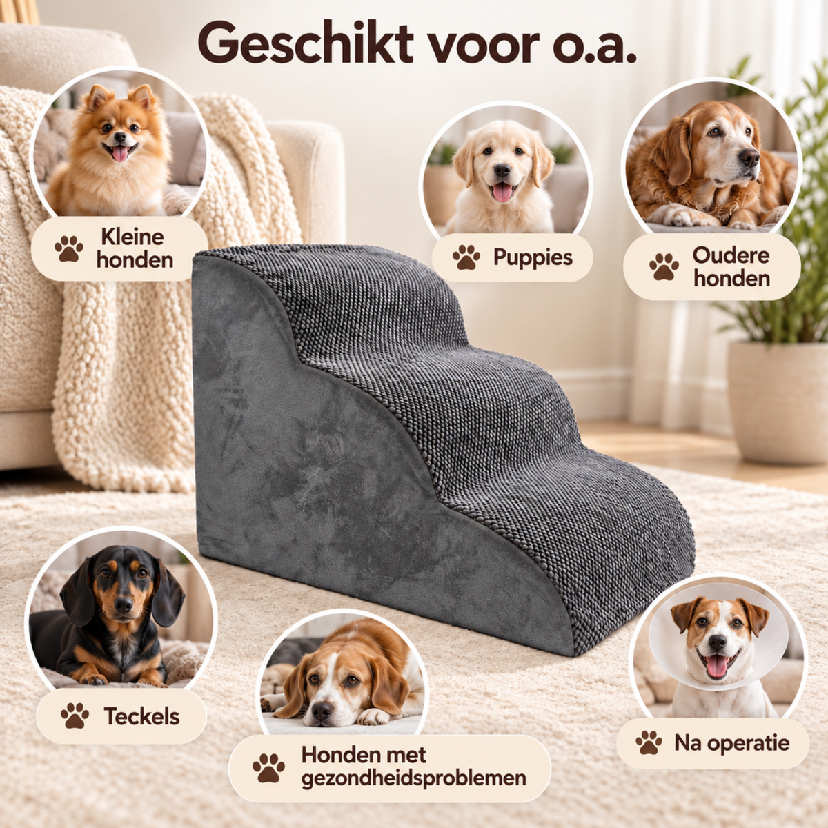 Anti-Rutsch-Hundetreppe von Cee Cee