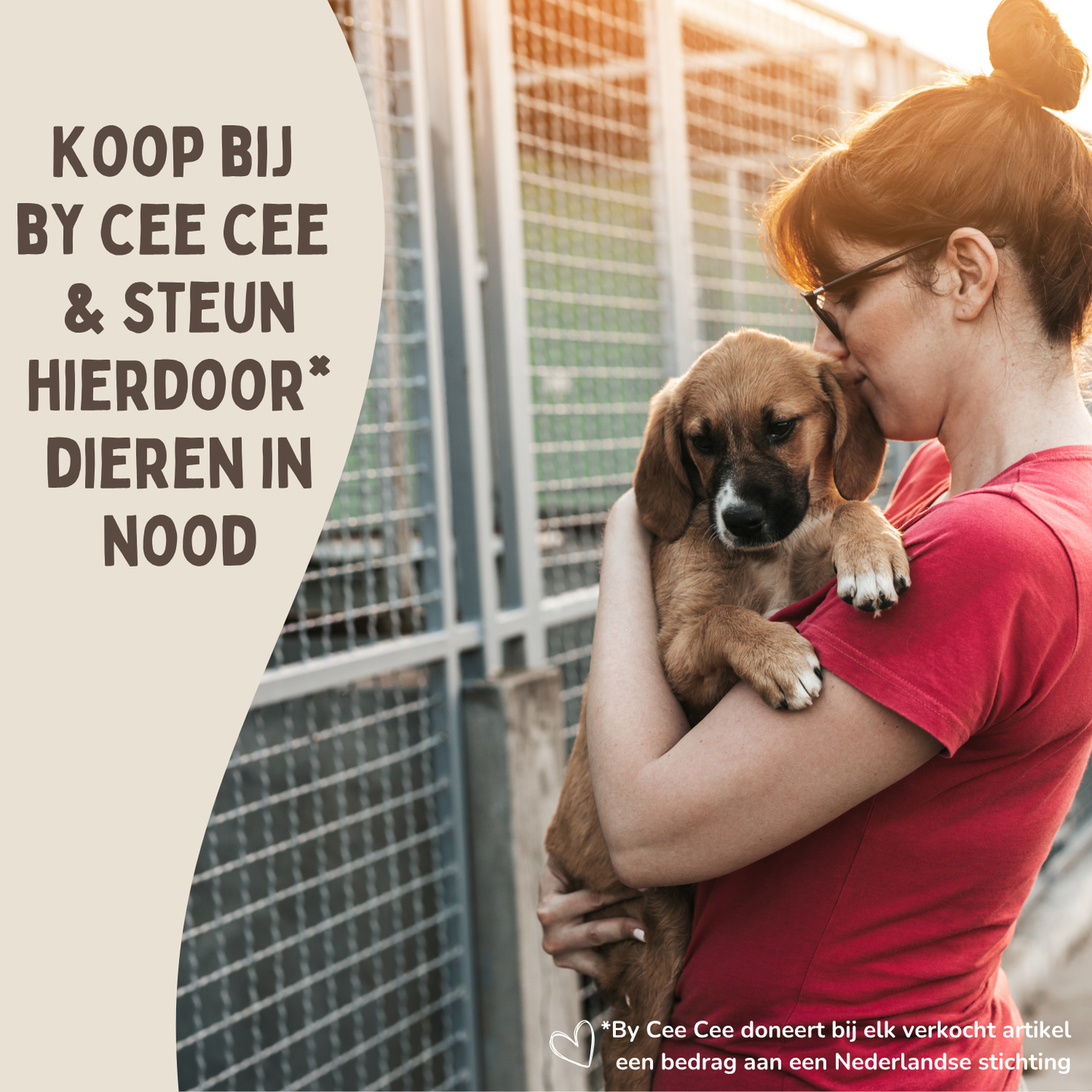 By Cee Cee Hondendeken Bank - Ribstof - Mokka Taupe - MAAT M