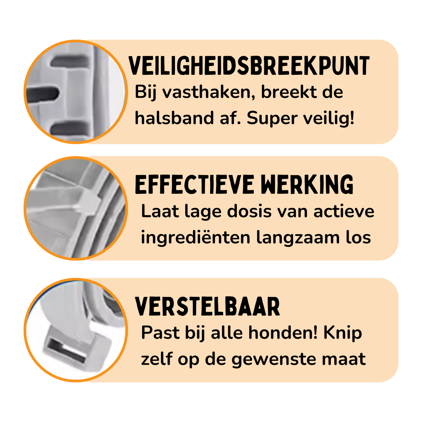 Vlooienband Kat - Effectief Tegen Vlooien En Teken - Grijs