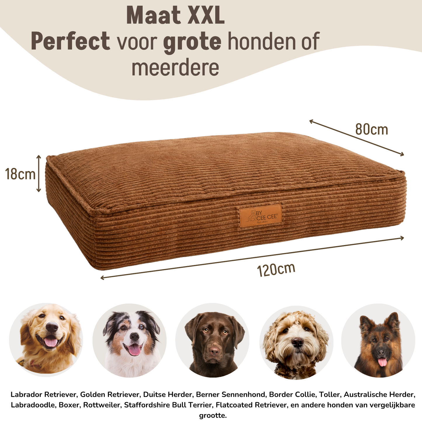 Orthopädisches Hundekissen, Schaumstoffflockenfüllung