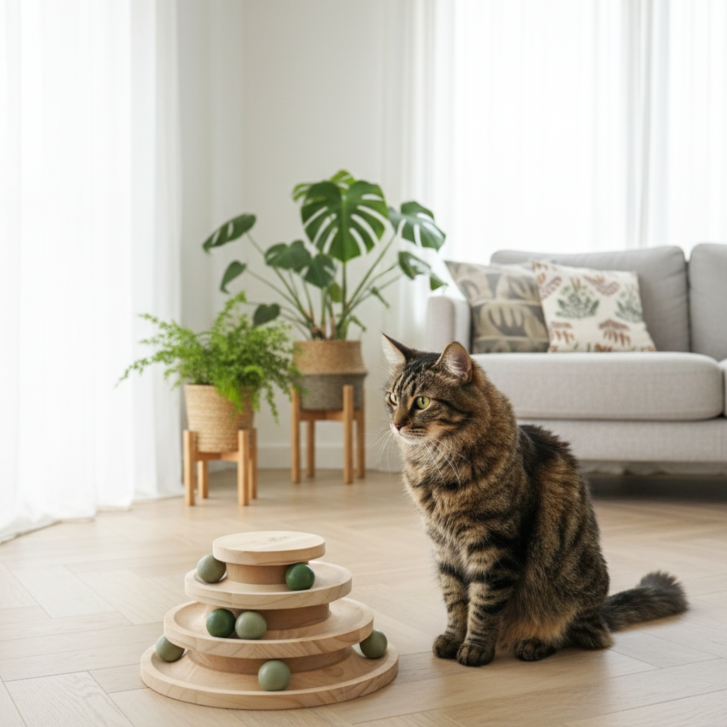 Luxury Wooden Scratching Posts