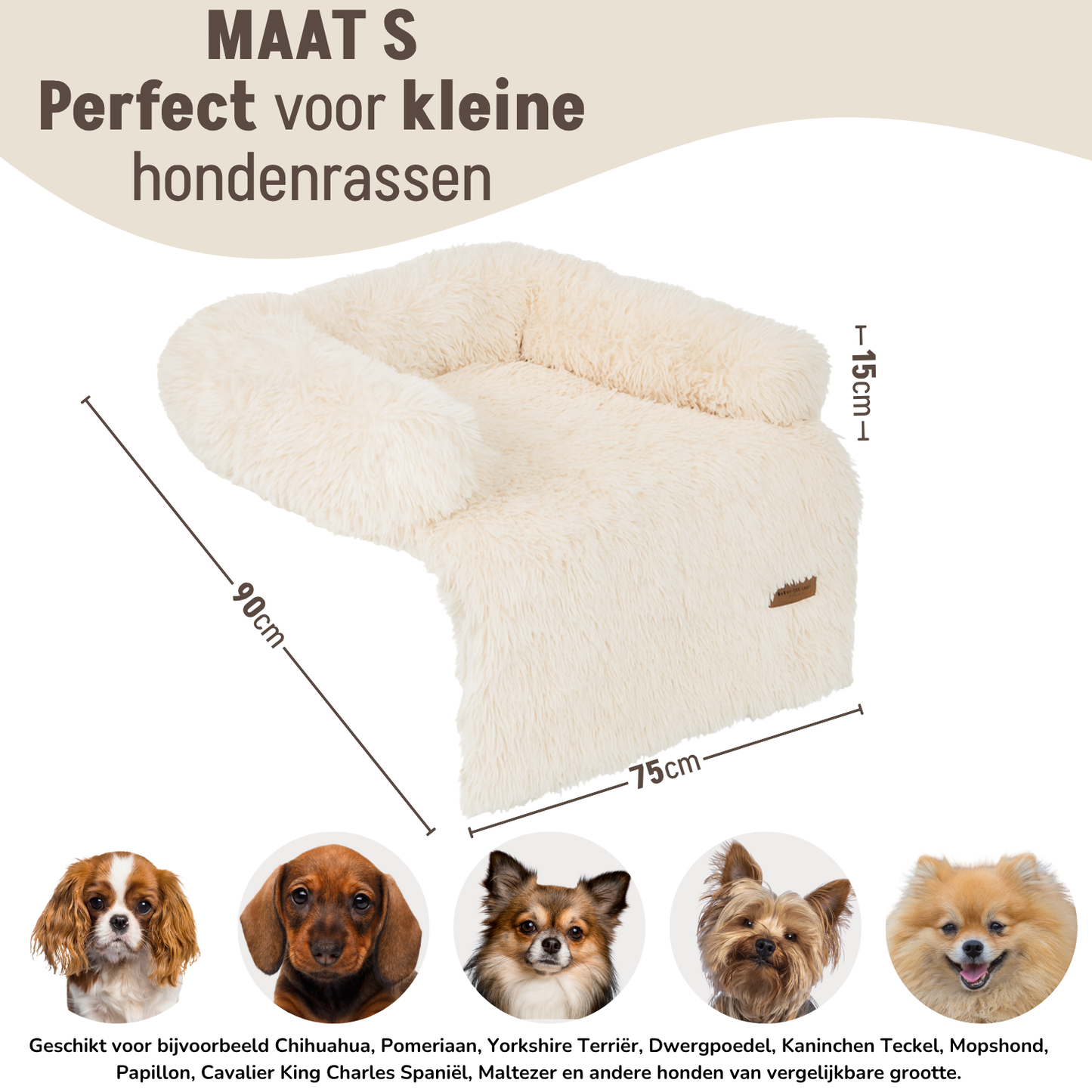 By Cee Cee Fluffy Hondendeken Bank