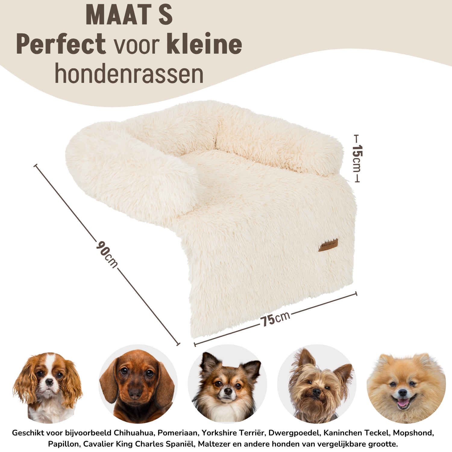 By Cee Cee Fluffy Hondendeken Bank