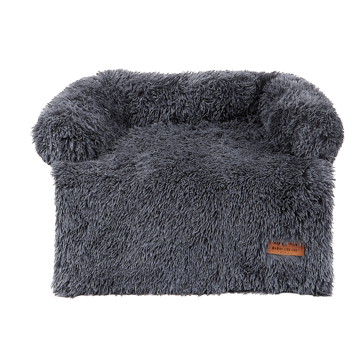 By Cee Cee Fluffy Hondendeken Bank - Grijs - MAAT S
