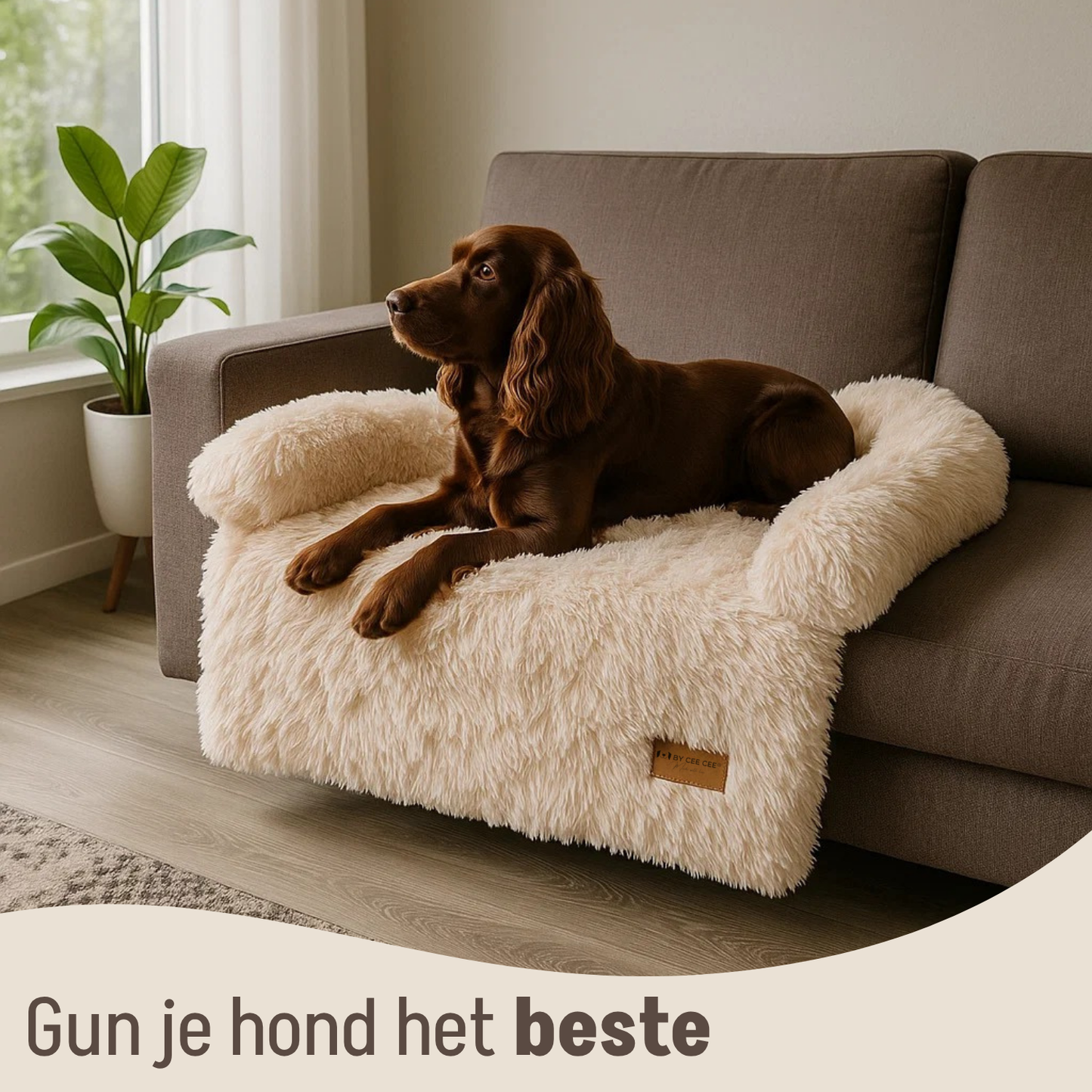 By Cee Cee Fluffy Hondendeken Bank