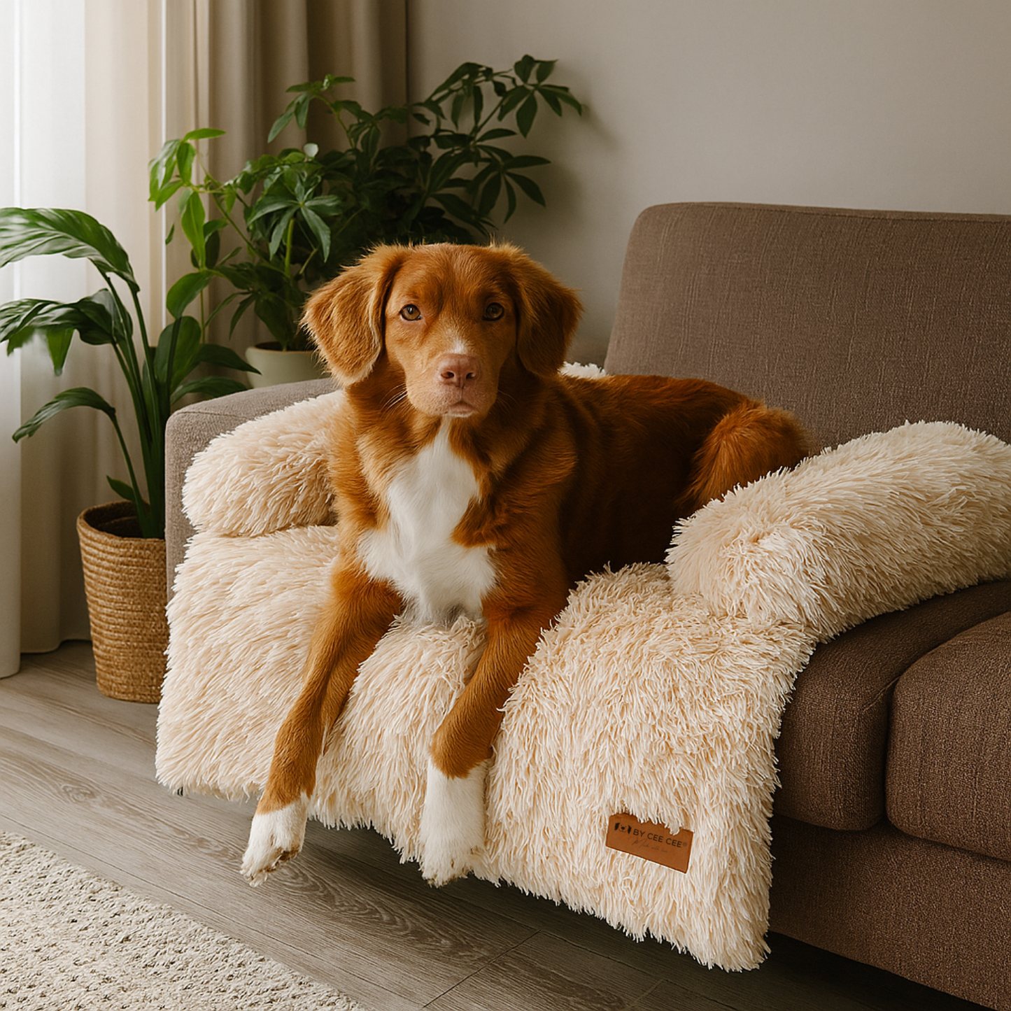 By Cee Cee Fluffy Hondendeken Bank