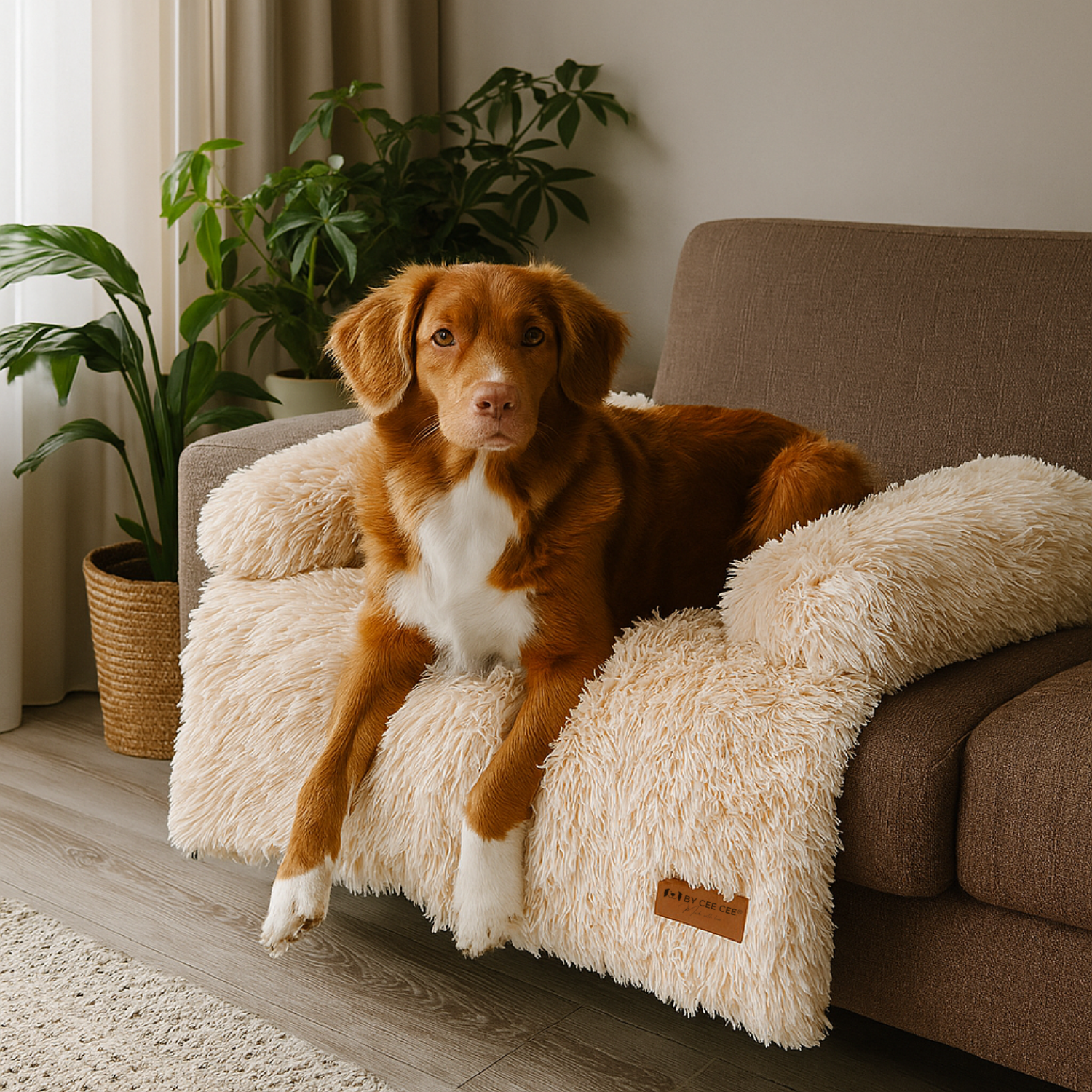 By Cee Cee Fluffy Hondendeken Bank