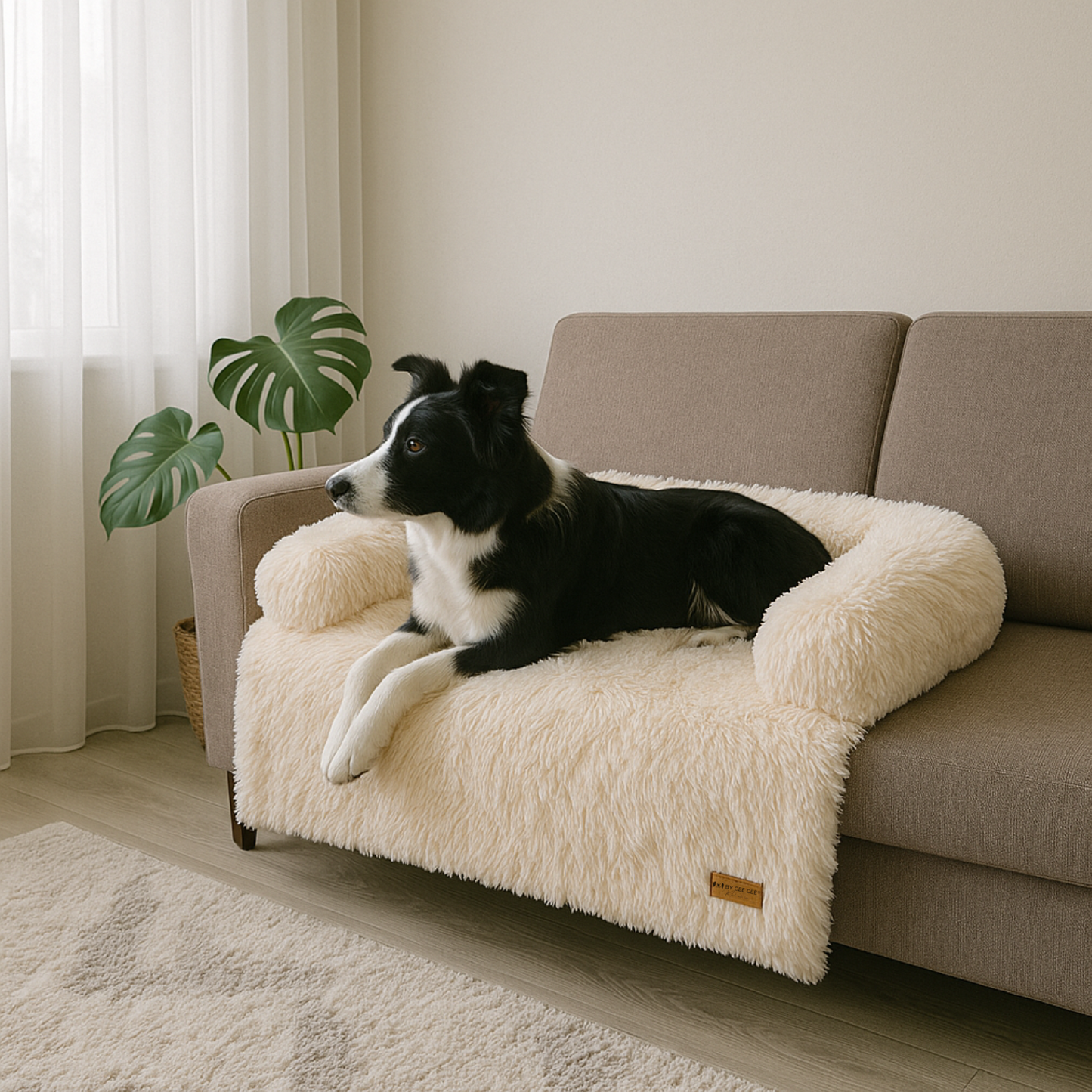 By Cee Cee Fluffy Hondendeken Bank