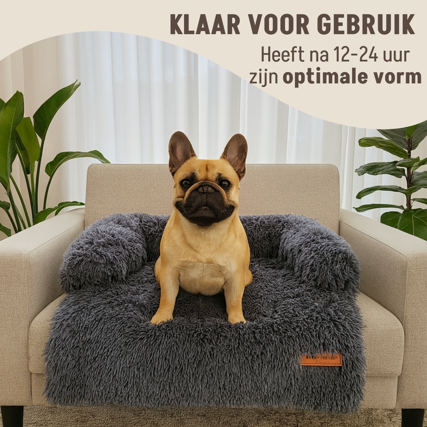 By Cee Cee Fluffy Hondendeken Bank