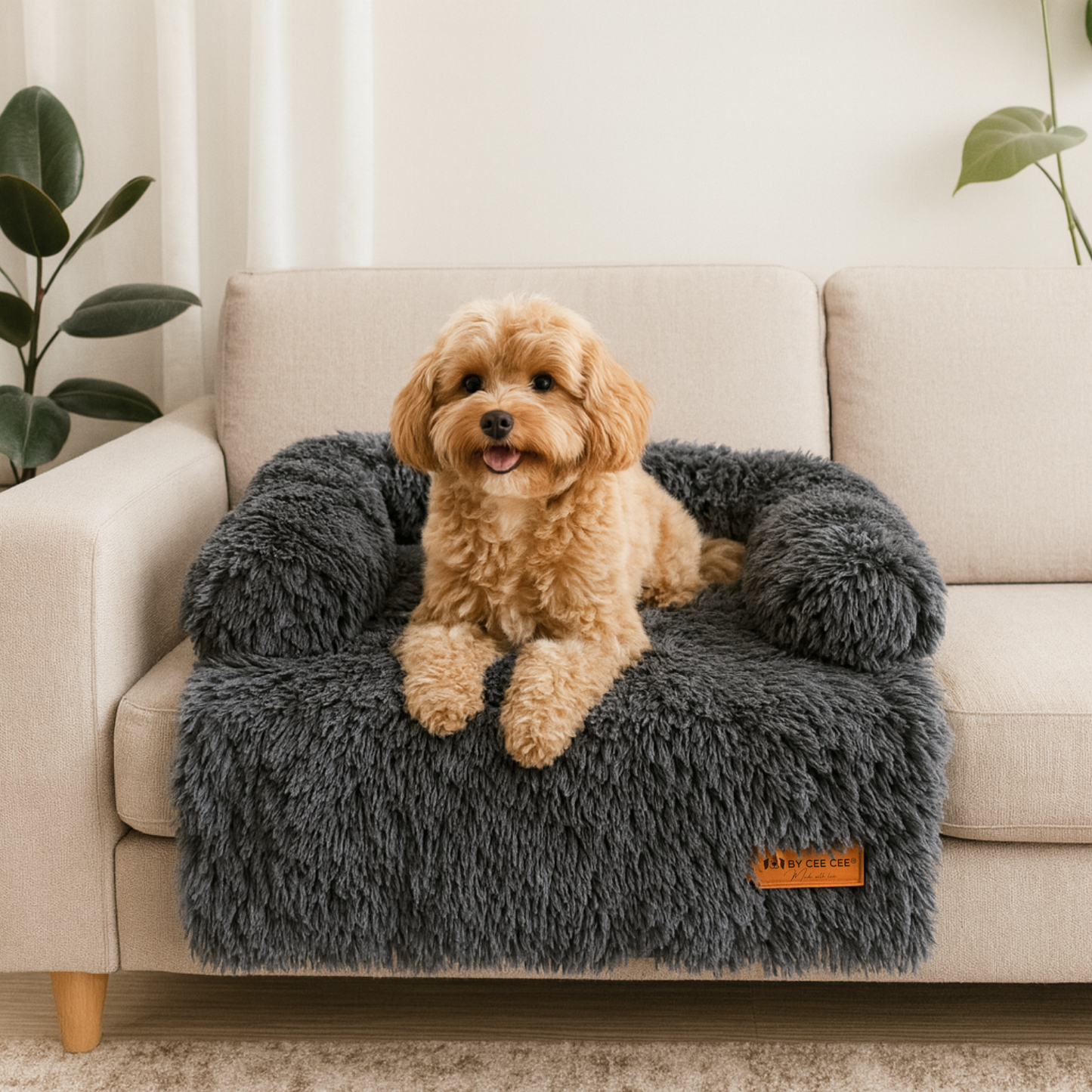 By Cee Cee Fluffy Hondendeken Bank