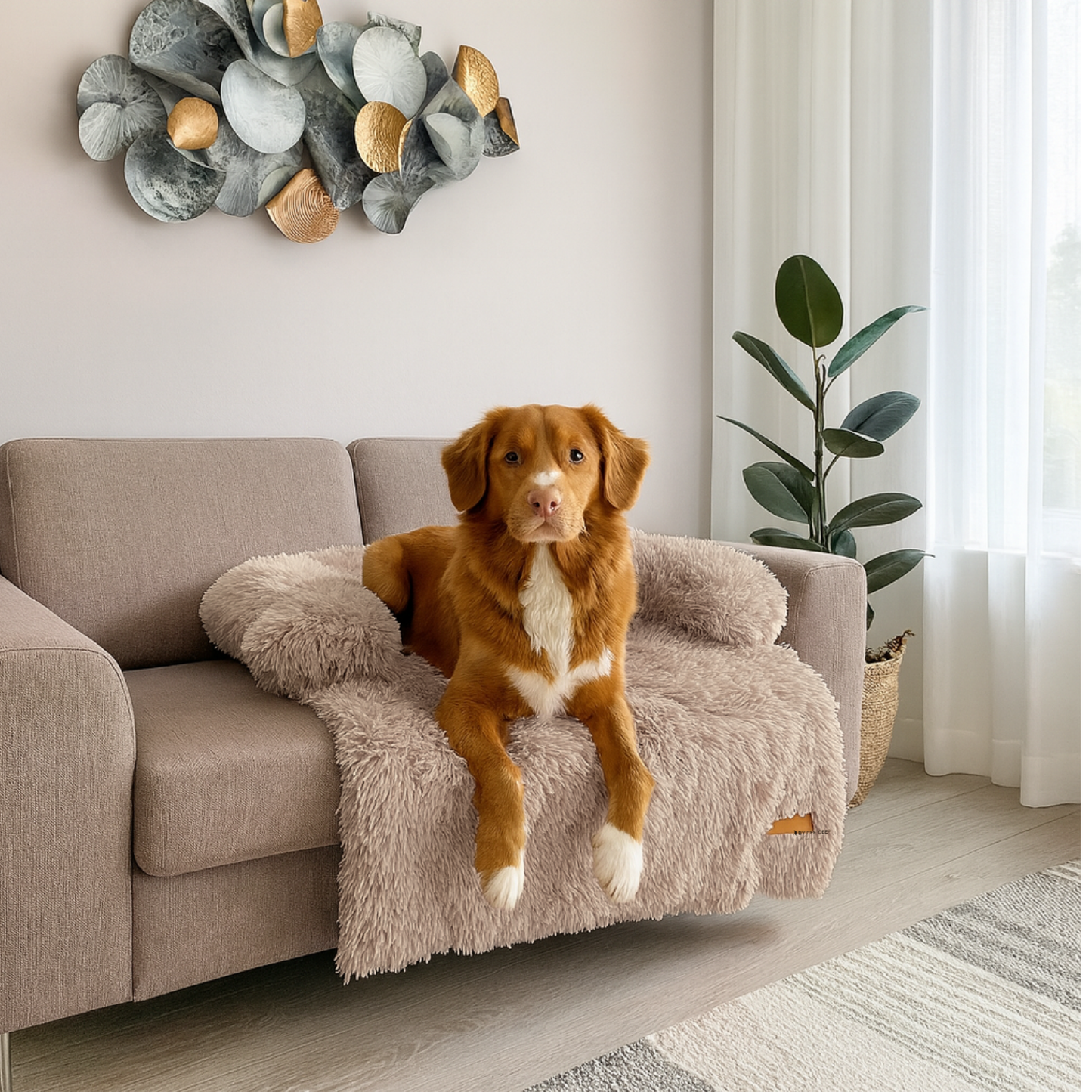 By Cee Cee Fluffy Hondendeken Bank