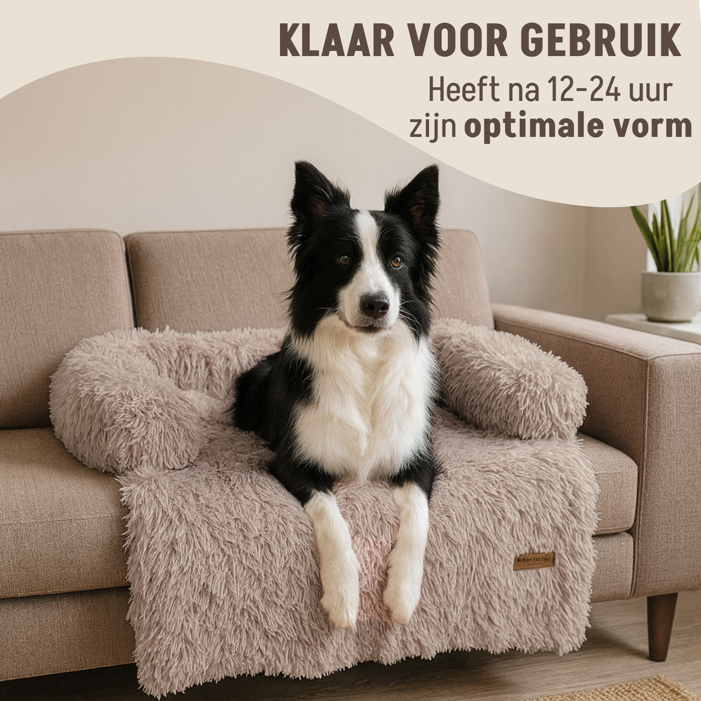 By Cee Cee Fluffy Hondendeken Bank