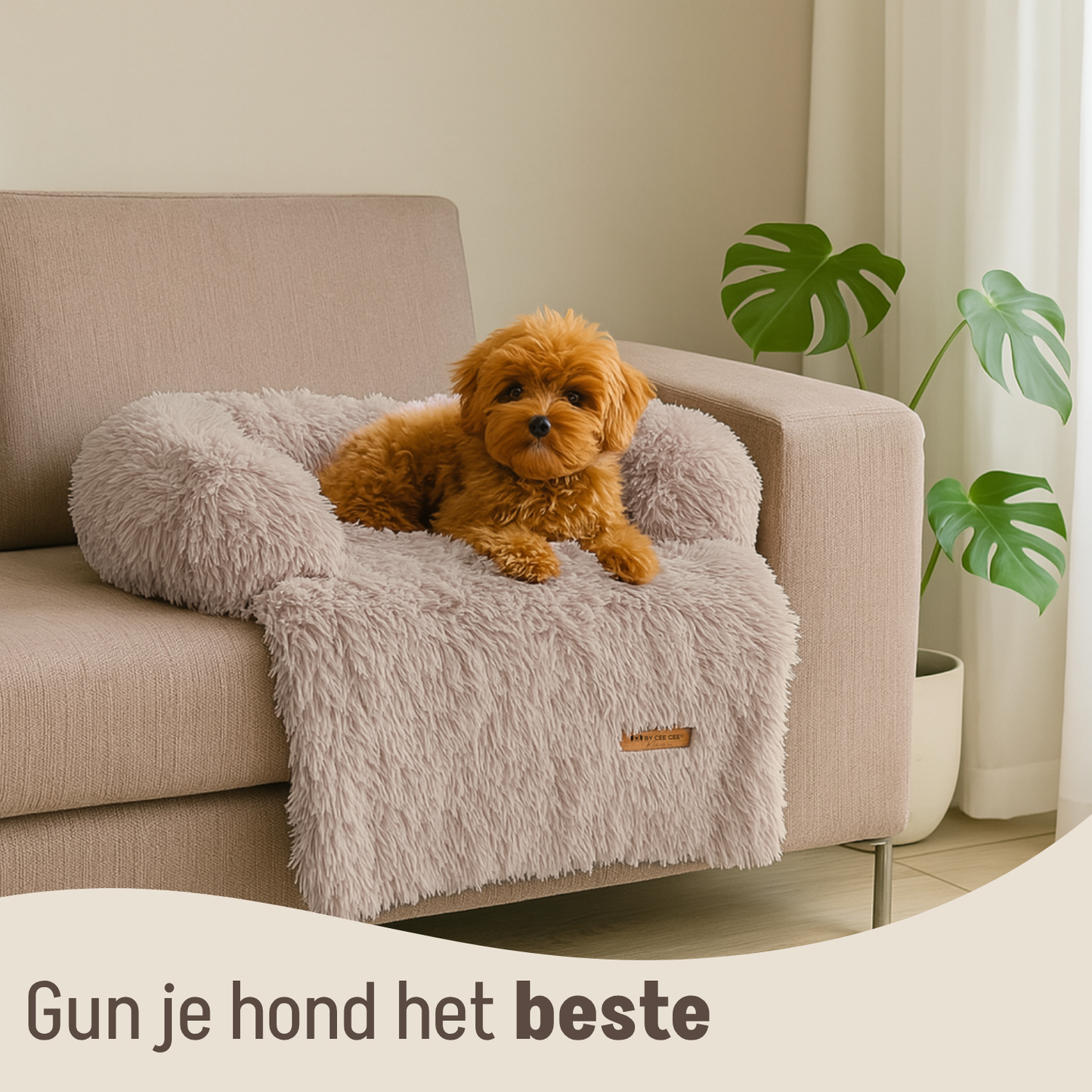 By Cee Cee Fluffy Hondendeken Bank