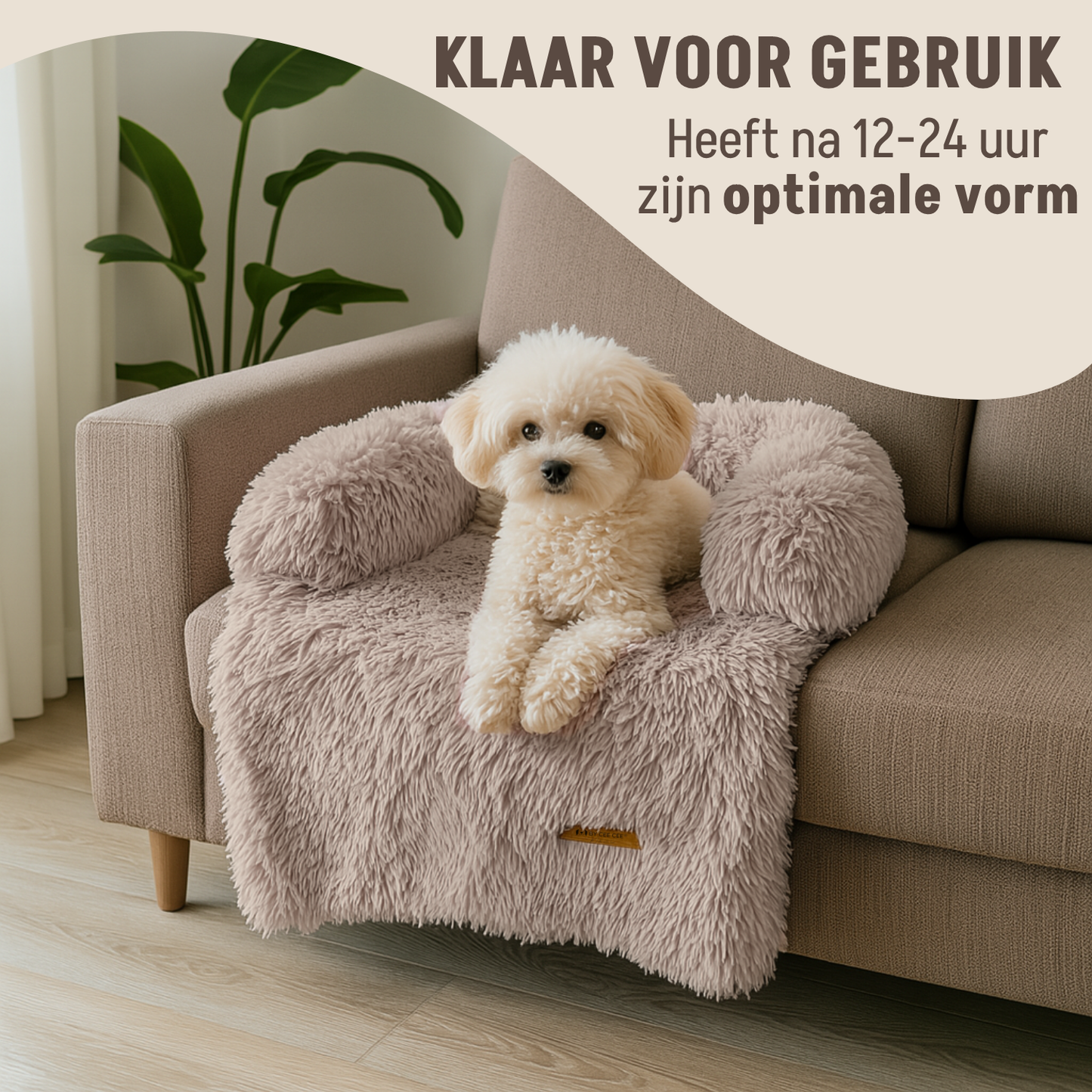 By Cee Cee Fluffy Hondendeken Bank