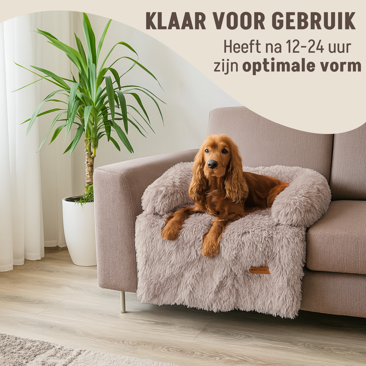 By Cee Cee Fluffy Hondendeken Bank