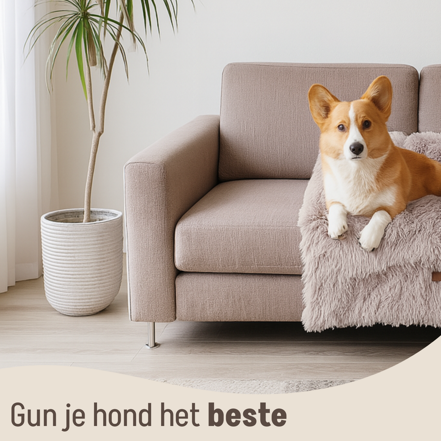 By Cee Cee Fluffy Hondendeken Bank