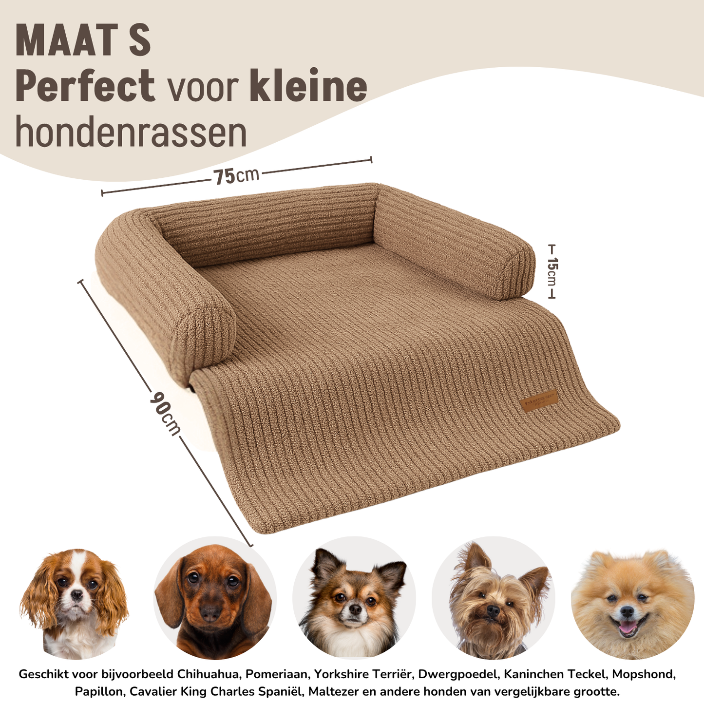 By Cee Cee Hondendeken Bank Ribstof