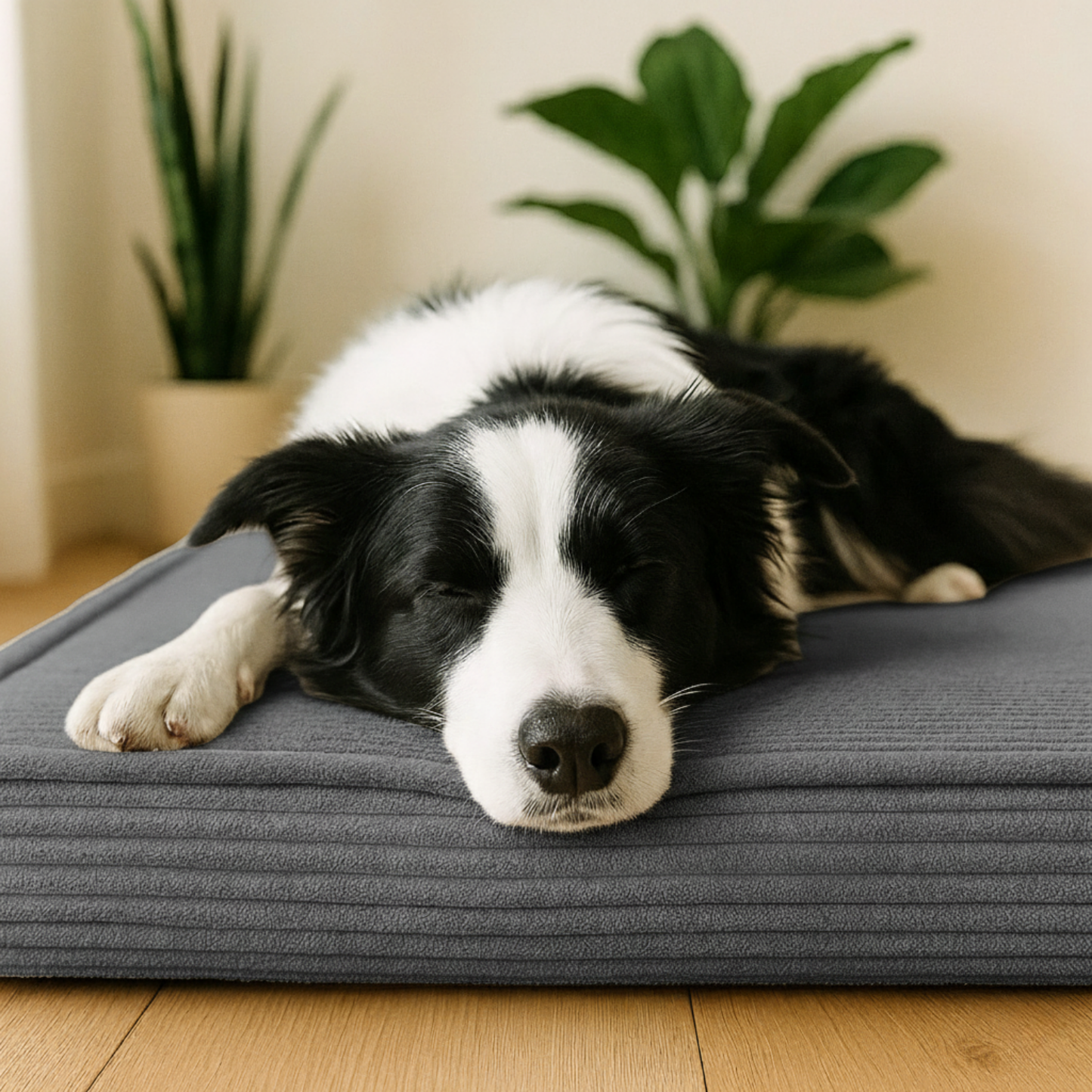 By Cee Cee Original Orthopedic Dog Cushion Ribbed Fabric 100x70cm