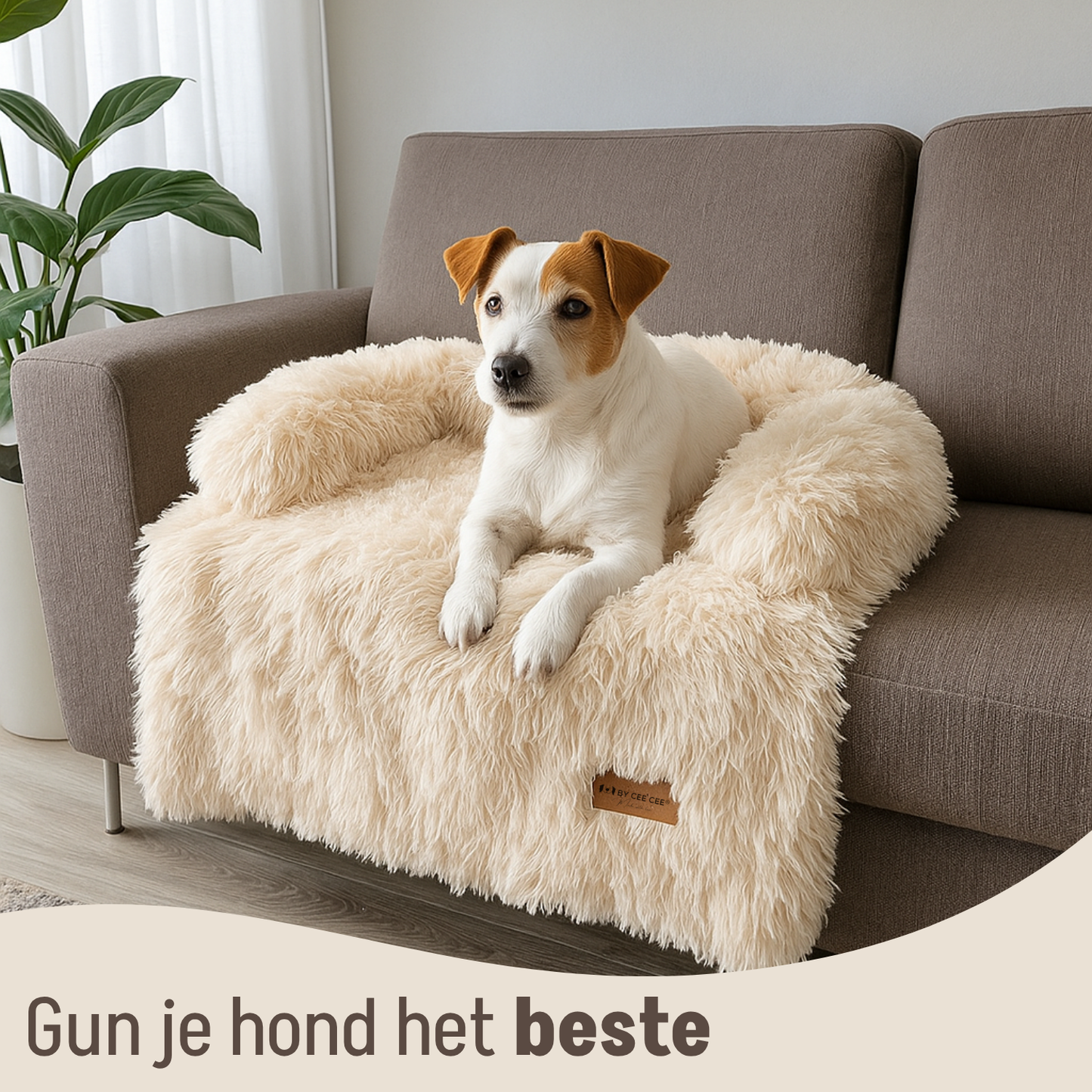 By Cee Cee Fluffy Hondendeken Bank