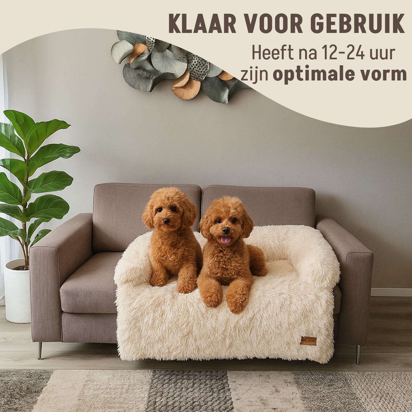 By Cee Cee Fluffy Hondendeken Bank