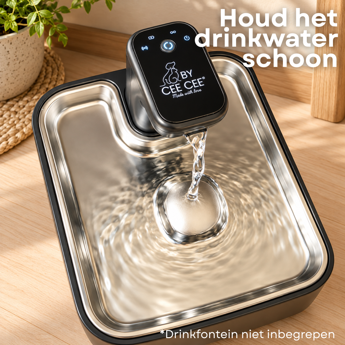 Slimme Draadloze Drinkfontein - Fluisterstil