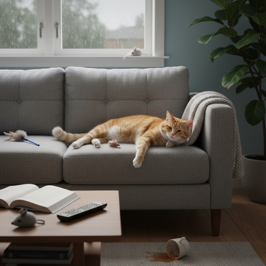 Kat verveelt zich? Zo houd je een binnenkat actief