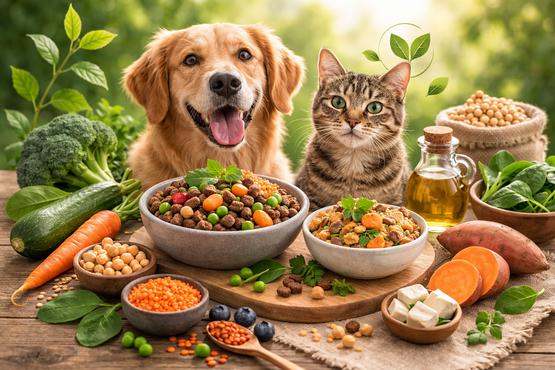 De opkomst van plantaardige voeding voor honden en katten: feiten, mythen en tips