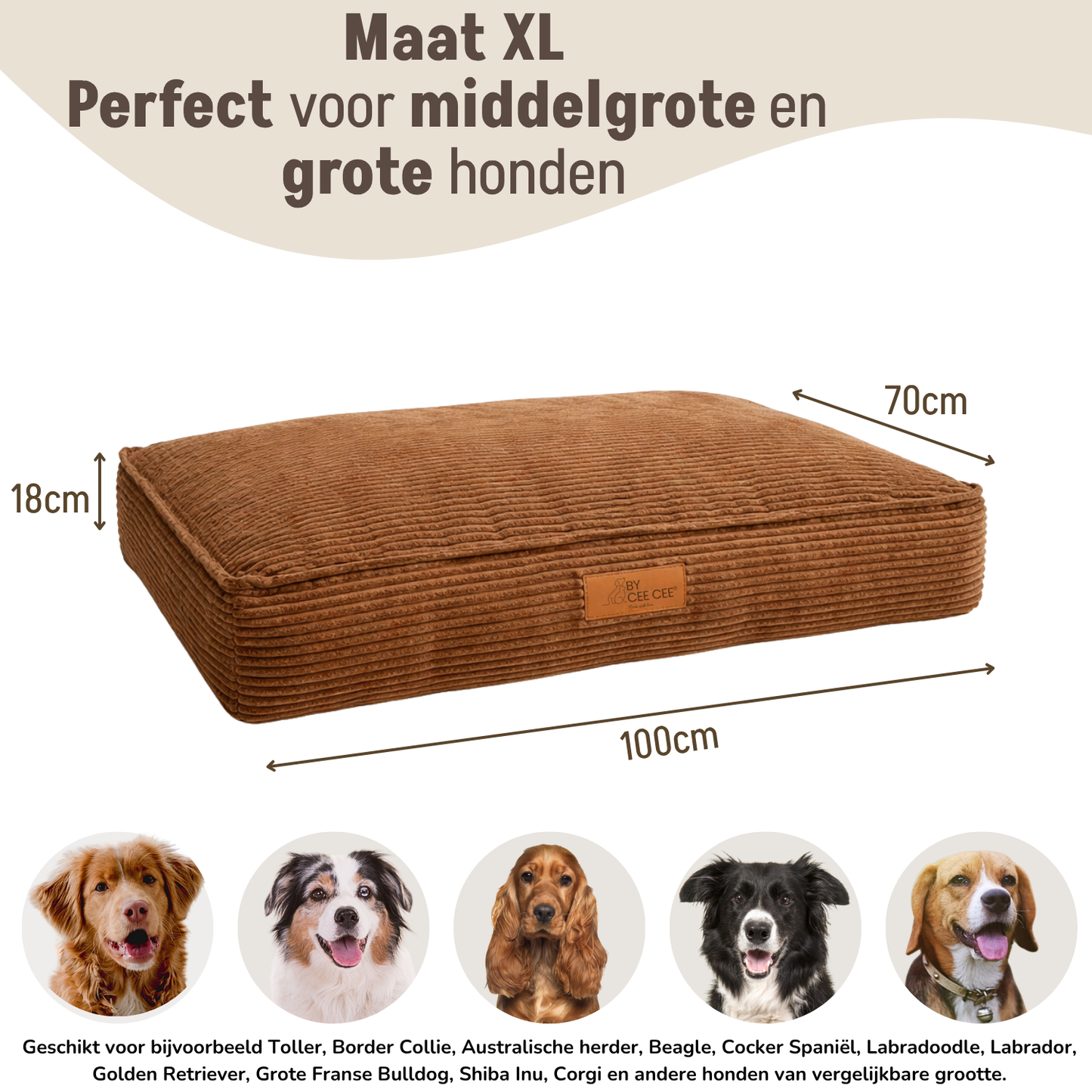 Orthopedisch Hondenkussen Foam Flakes Vulling