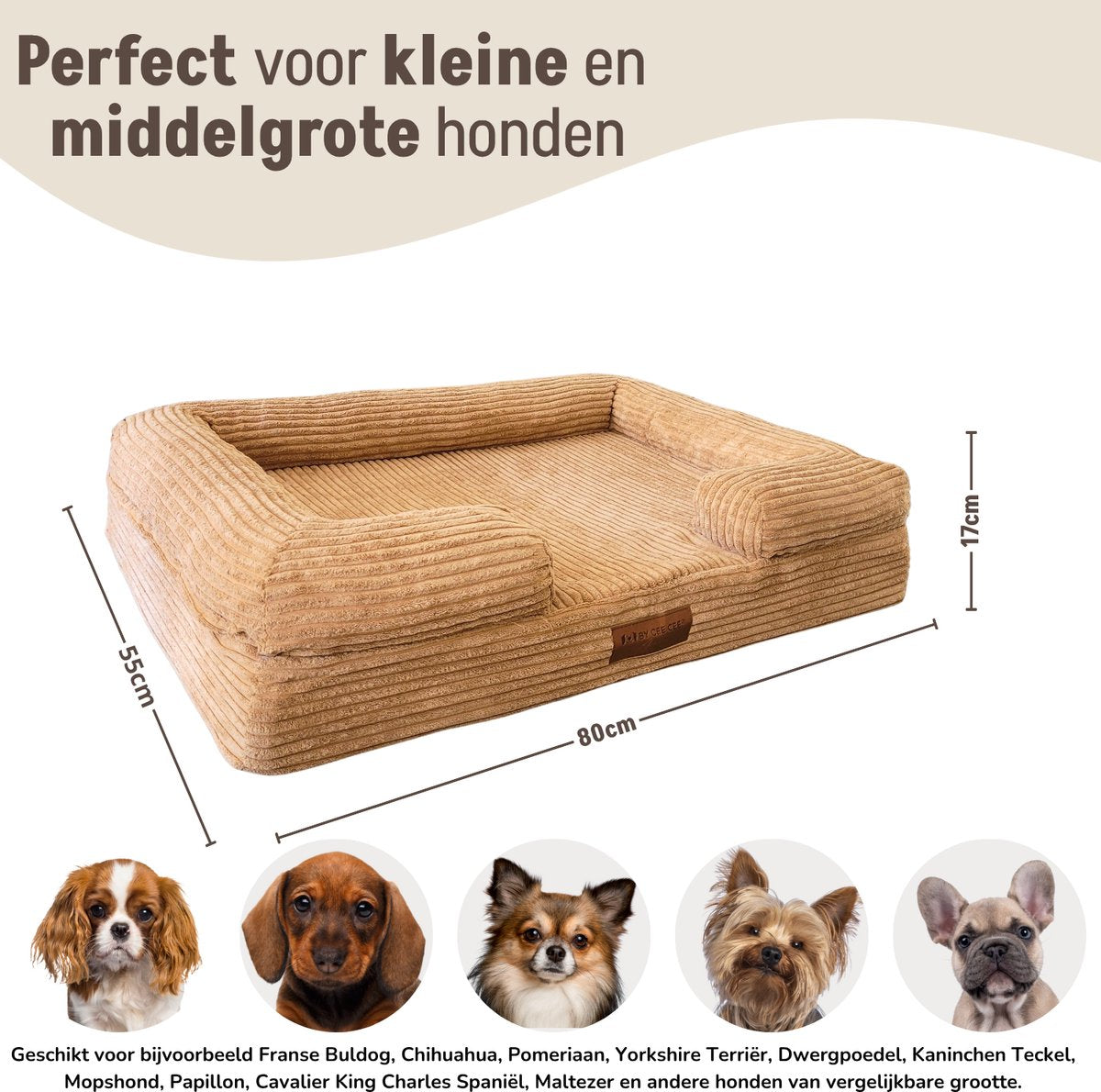 By Cee Cee Orthopedische Hondenmand 5 Soorten
