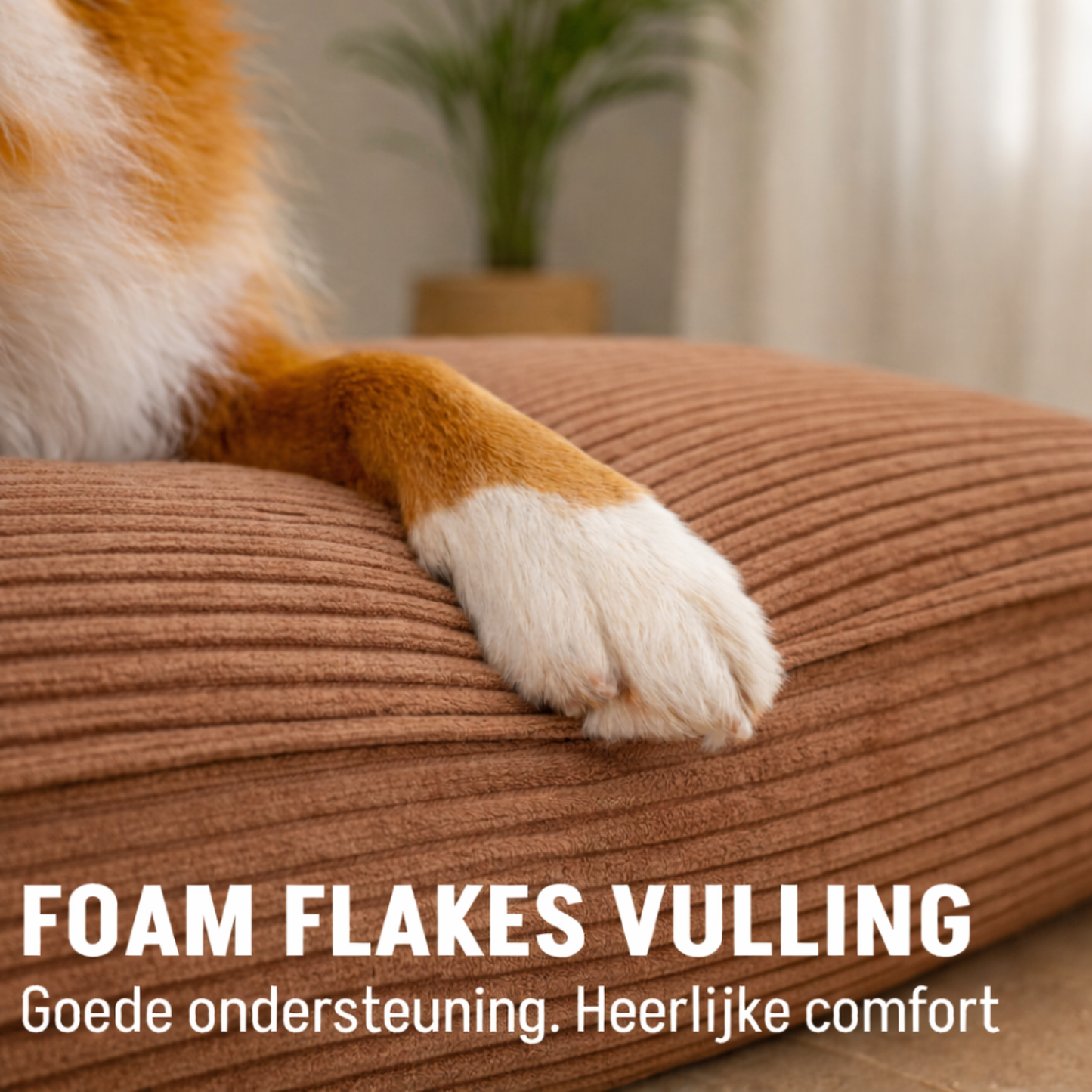 Orthopedisch Hondenkussen Foam Flakes Vulling