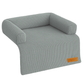 By Cee Cee Hondendeken Bank - Ribstof - Grijs - MAAT S