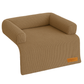 By Cee Cee Hondendeken Bank - Ribstof - Bruin - MAAT S