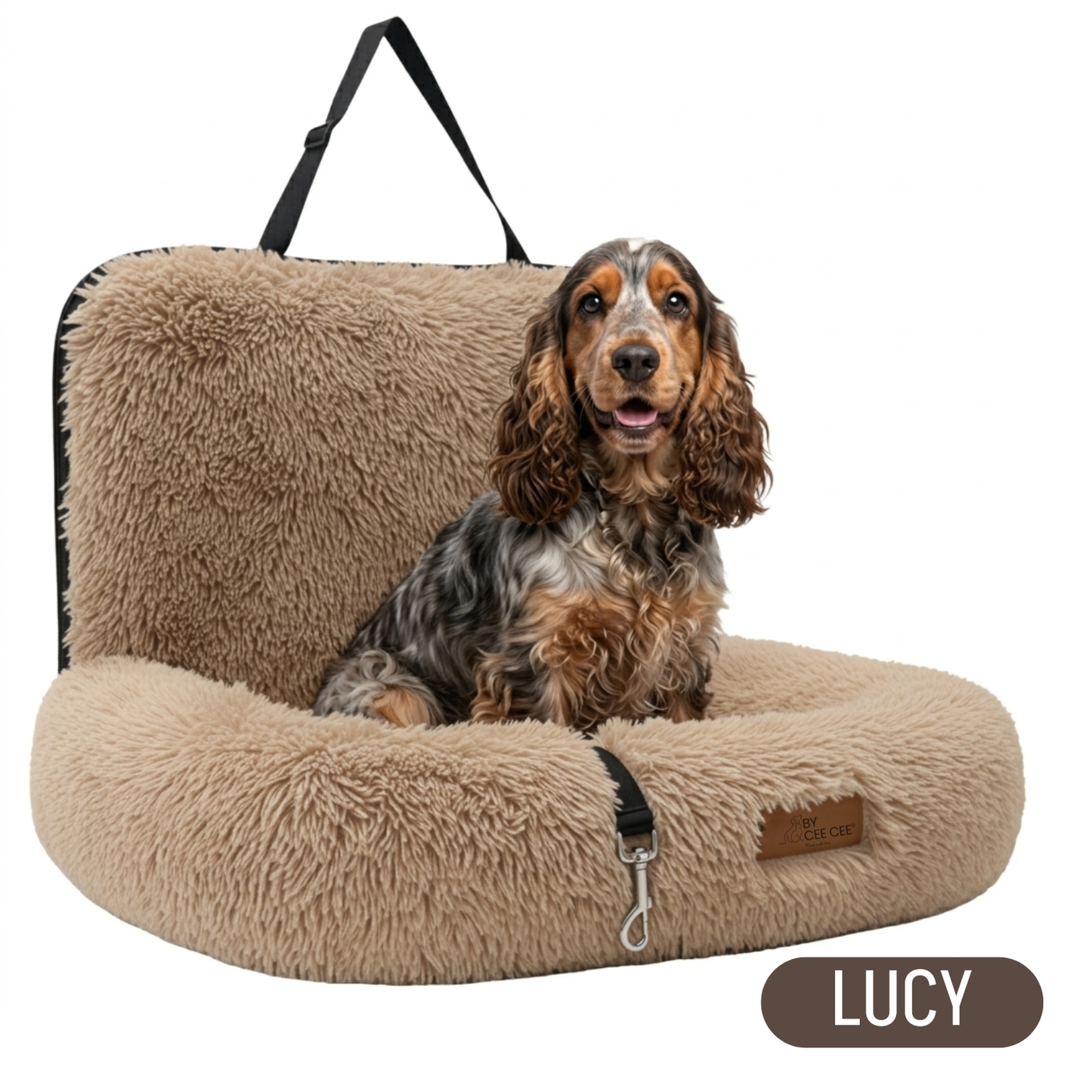 Fluffy Car Seat - The Ideal Dog Seat for On the Go