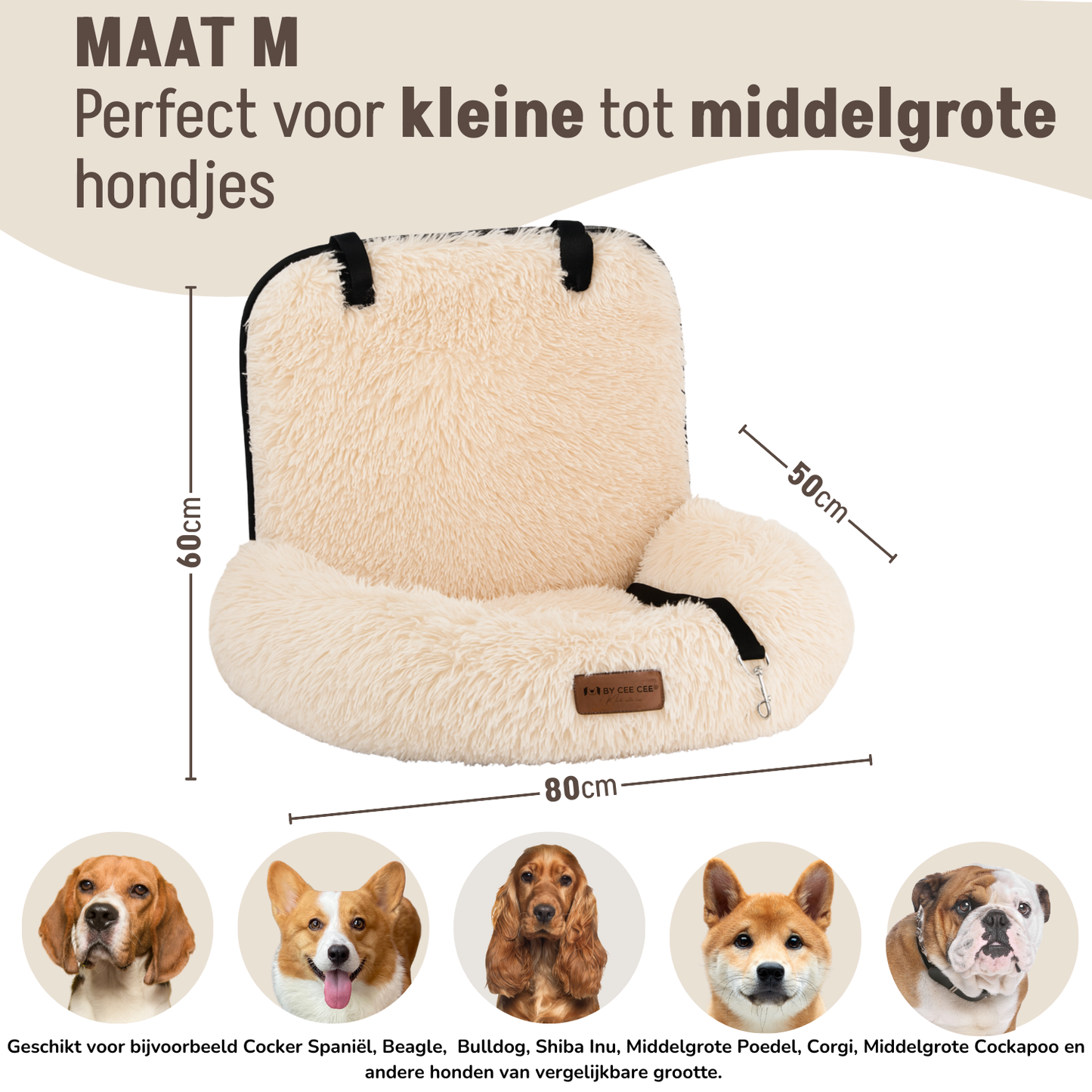 Autostoel Fluffy - De Ideale Hondenstoel Voor Onderweg