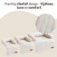 By Cee Cee Hondendeken Bank - Ribstof - Beige - MAAT S