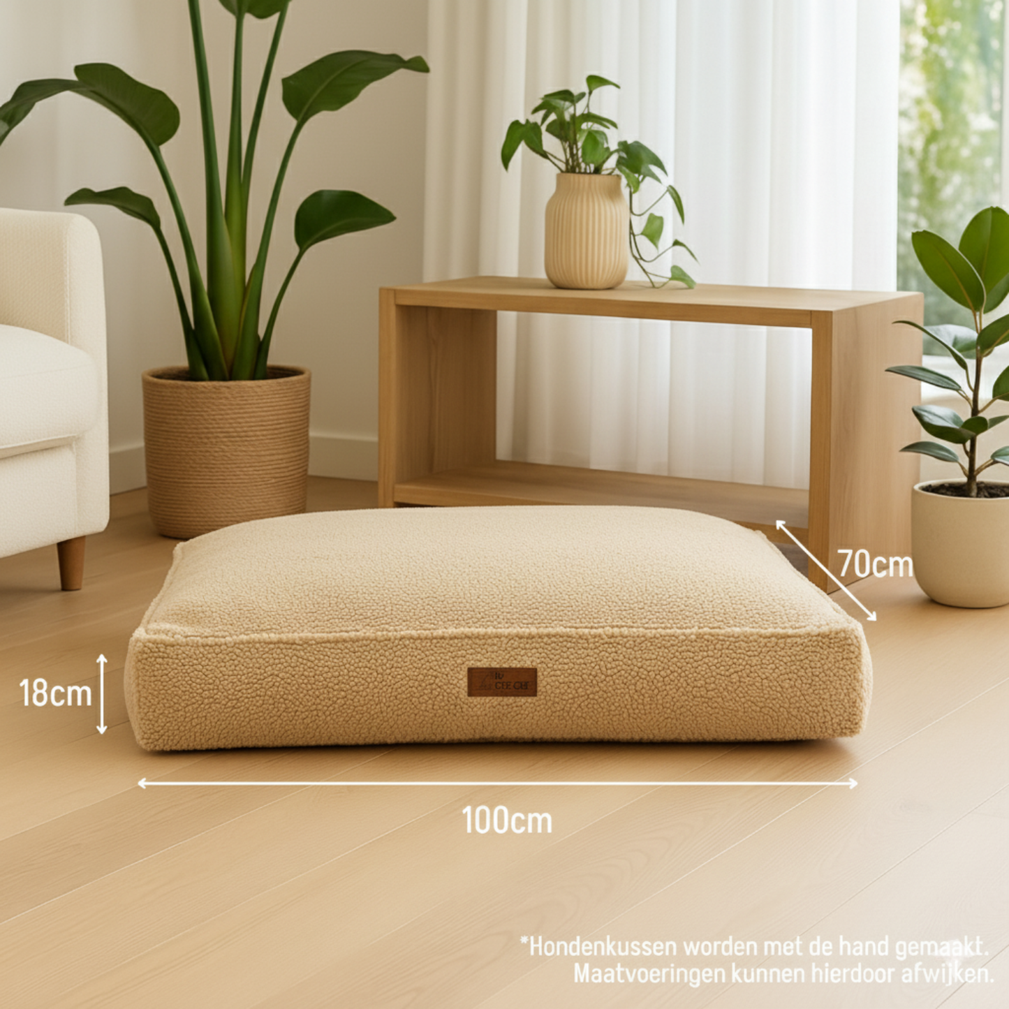 Orthopädisches Hundekissen, Schaumstoffflockenfüllung