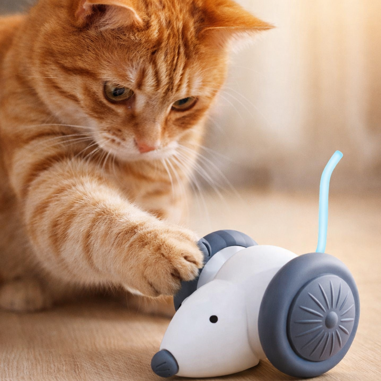 Interactief Kattenspeelgoed Muis - Oplaadbaar