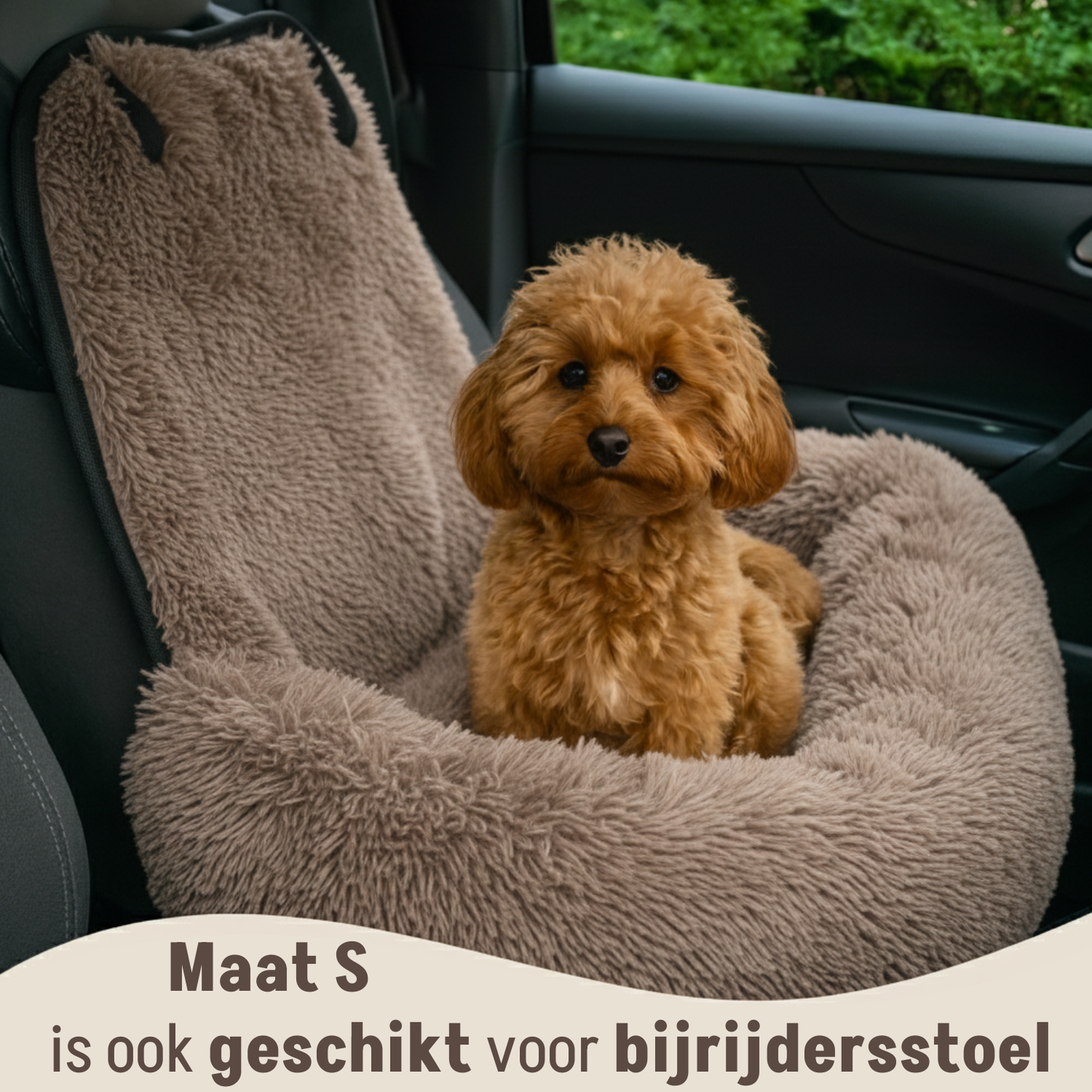 Autostoel Fluffy - De Ideale Hondenstoel Voor Onderweg
