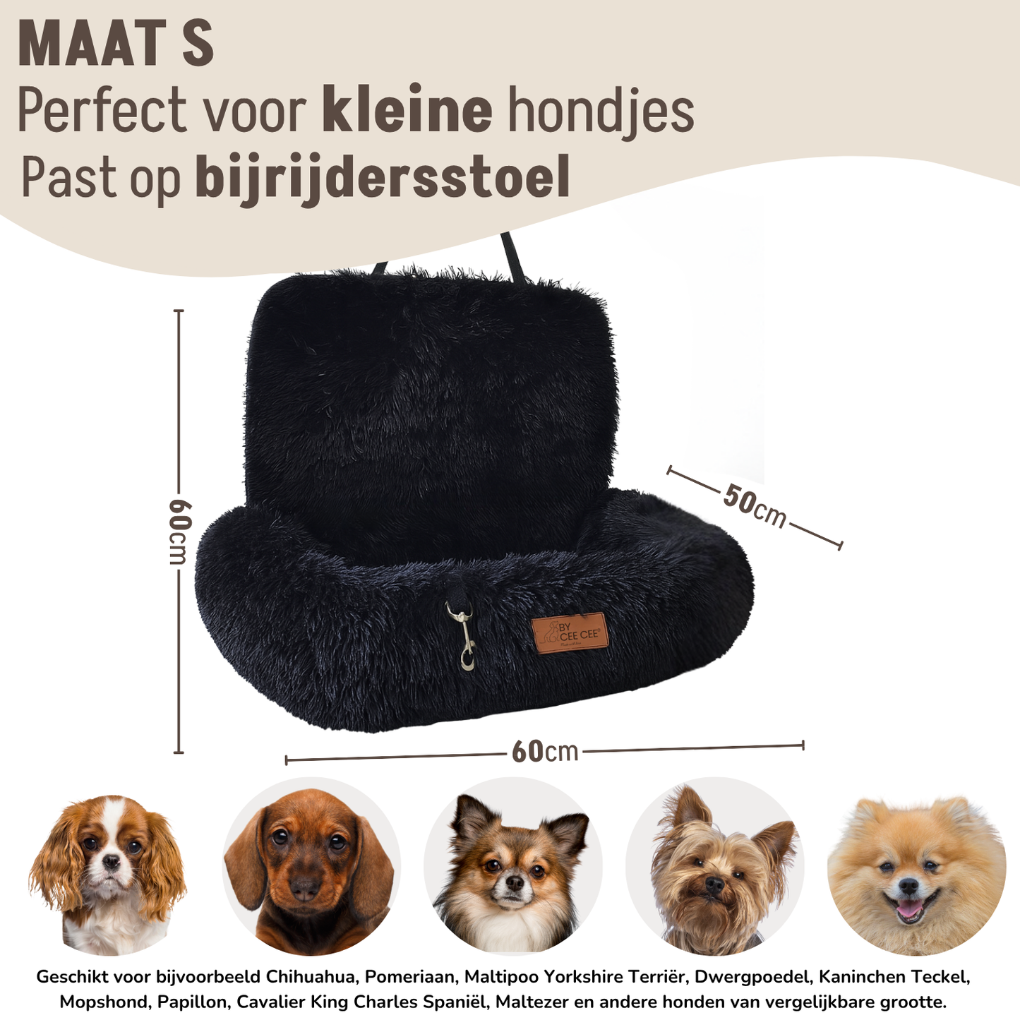 Fluffy Car Seat - The Ideal Dog Seat for On the Go