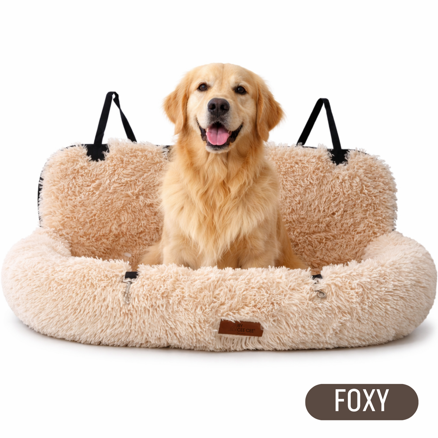 Fluffy Car Seat - The Ideal Dog Seat for On the Go