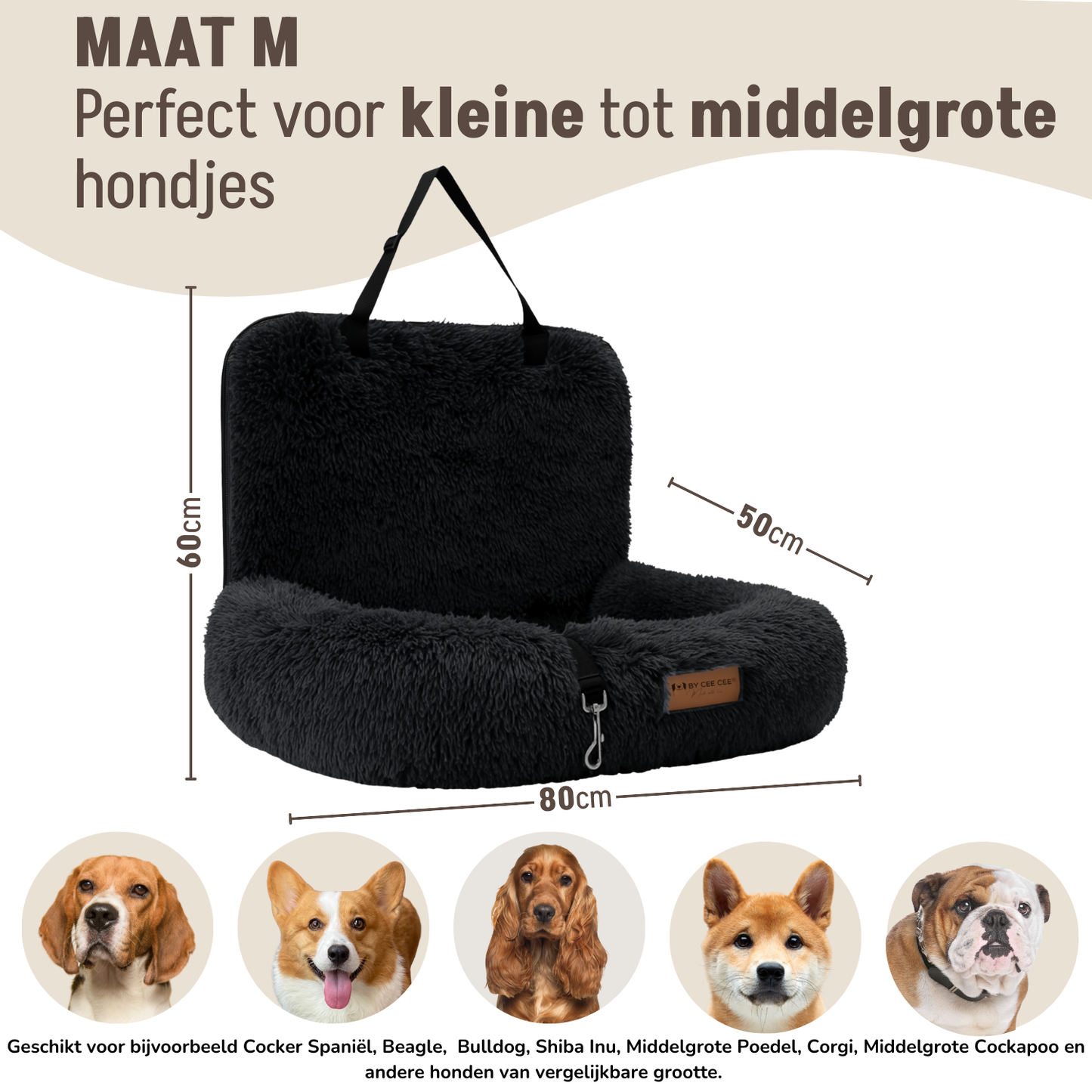 Autostoel Fluffy - De Ideale Hondenstoel Voor Onderweg