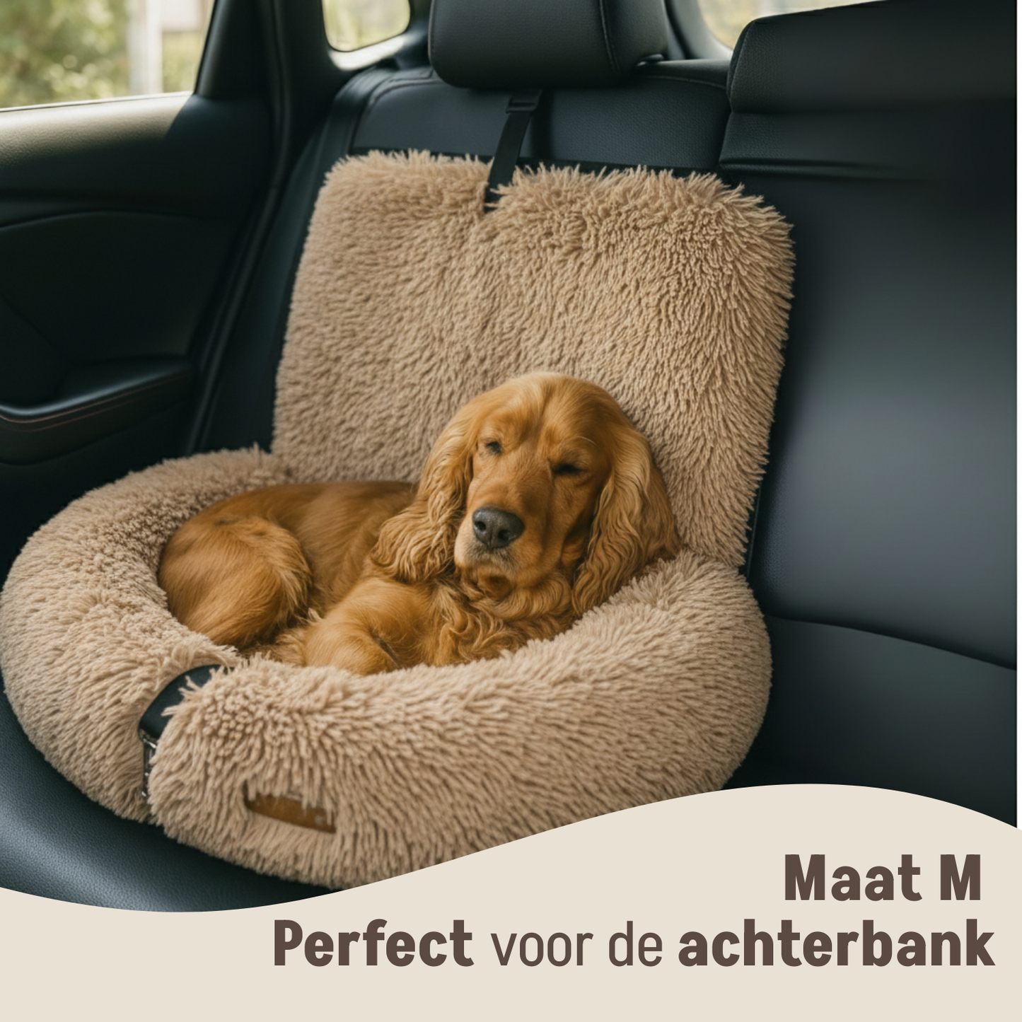 Autostoel Fluffy - De Ideale Hondenstoel Voor Onderweg