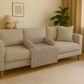 By Cee Cee Hondendeken Bank - Ribstof - Mokka Taupe - MAAT S